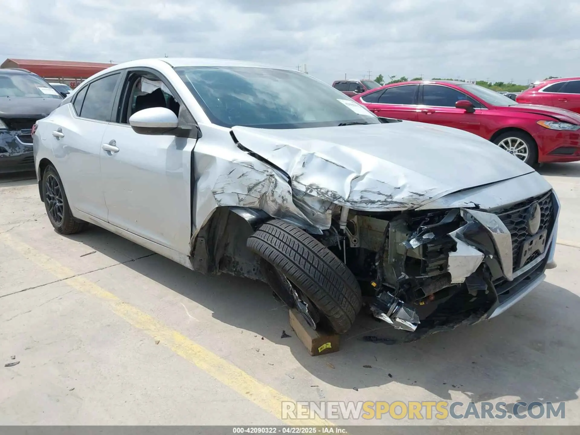 1 Photograph of a damaged car 3N1AB8CV4MY305942 NISSAN SENTRA 2021