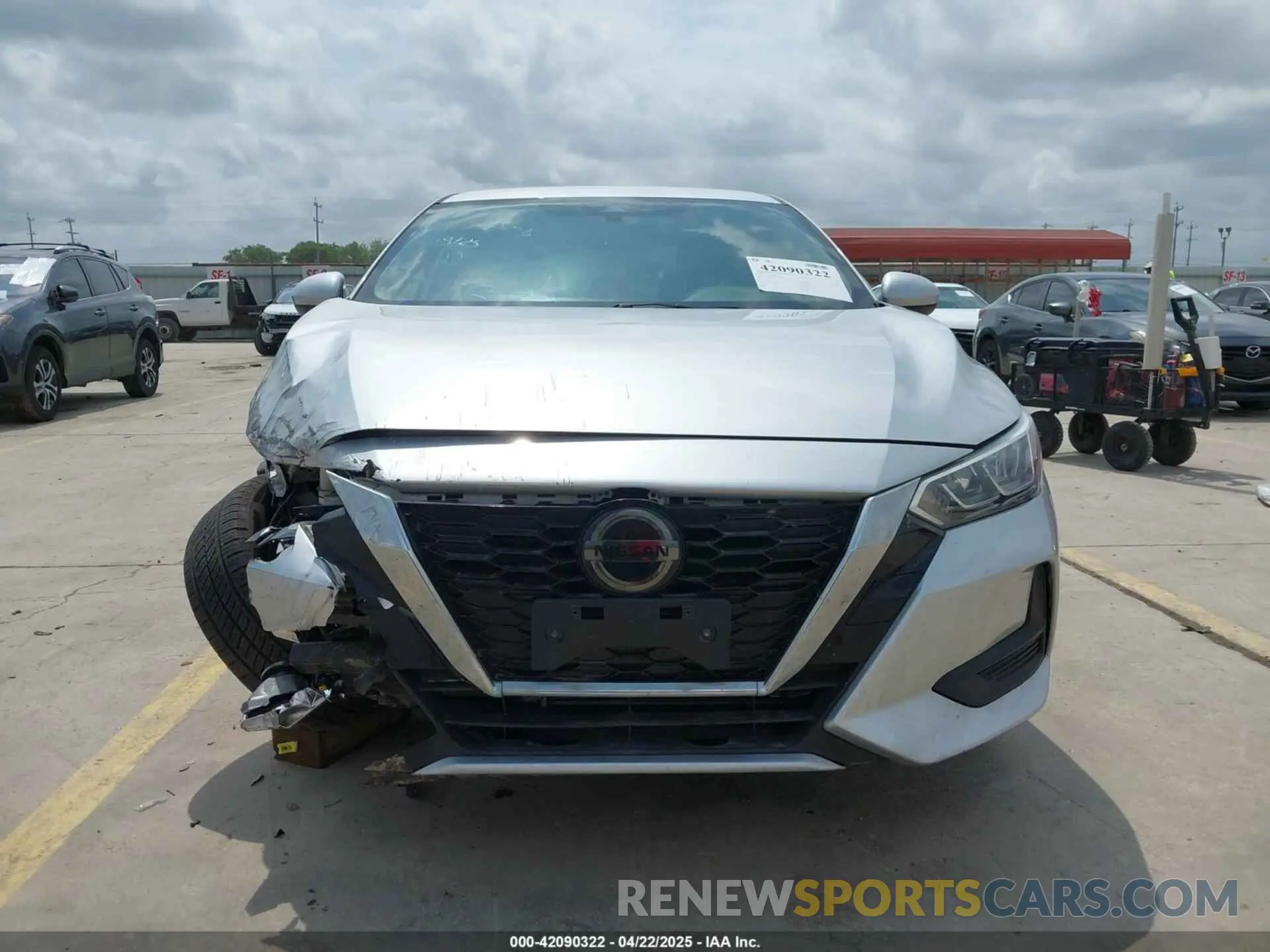 12 Photograph of a damaged car 3N1AB8CV4MY305942 NISSAN SENTRA 2021
