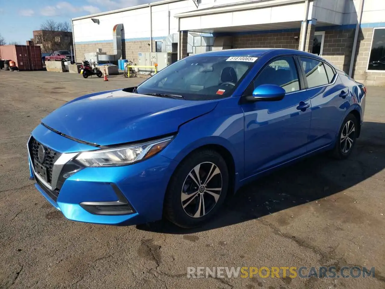 1 Photograph of a damaged car 3N1AB8CV4MY306430 NISSAN SENTRA 2021