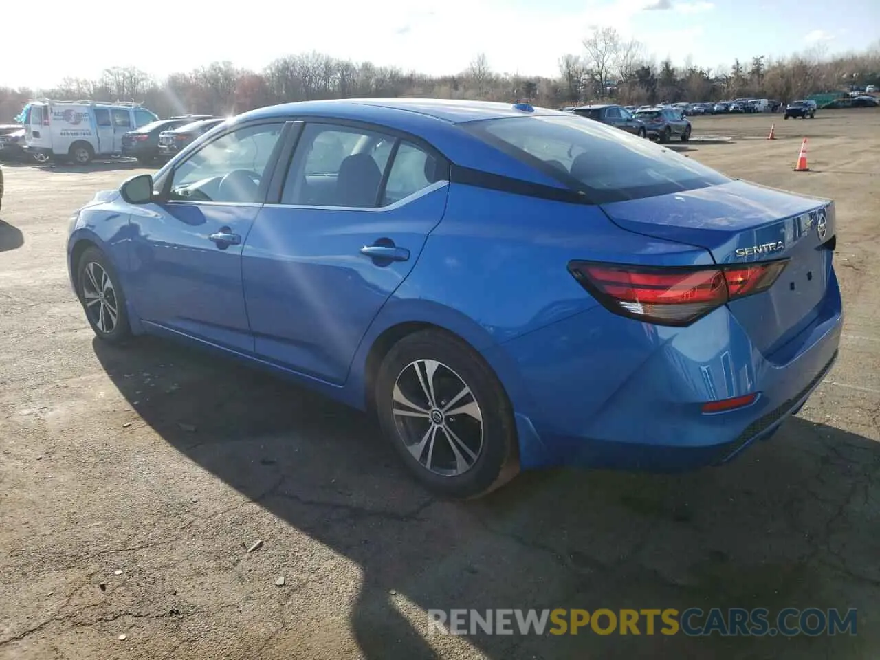 2 Photograph of a damaged car 3N1AB8CV4MY306430 NISSAN SENTRA 2021