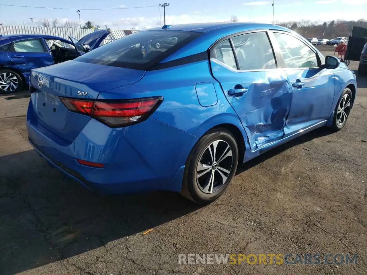 3 Photograph of a damaged car 3N1AB8CV4MY306430 NISSAN SENTRA 2021