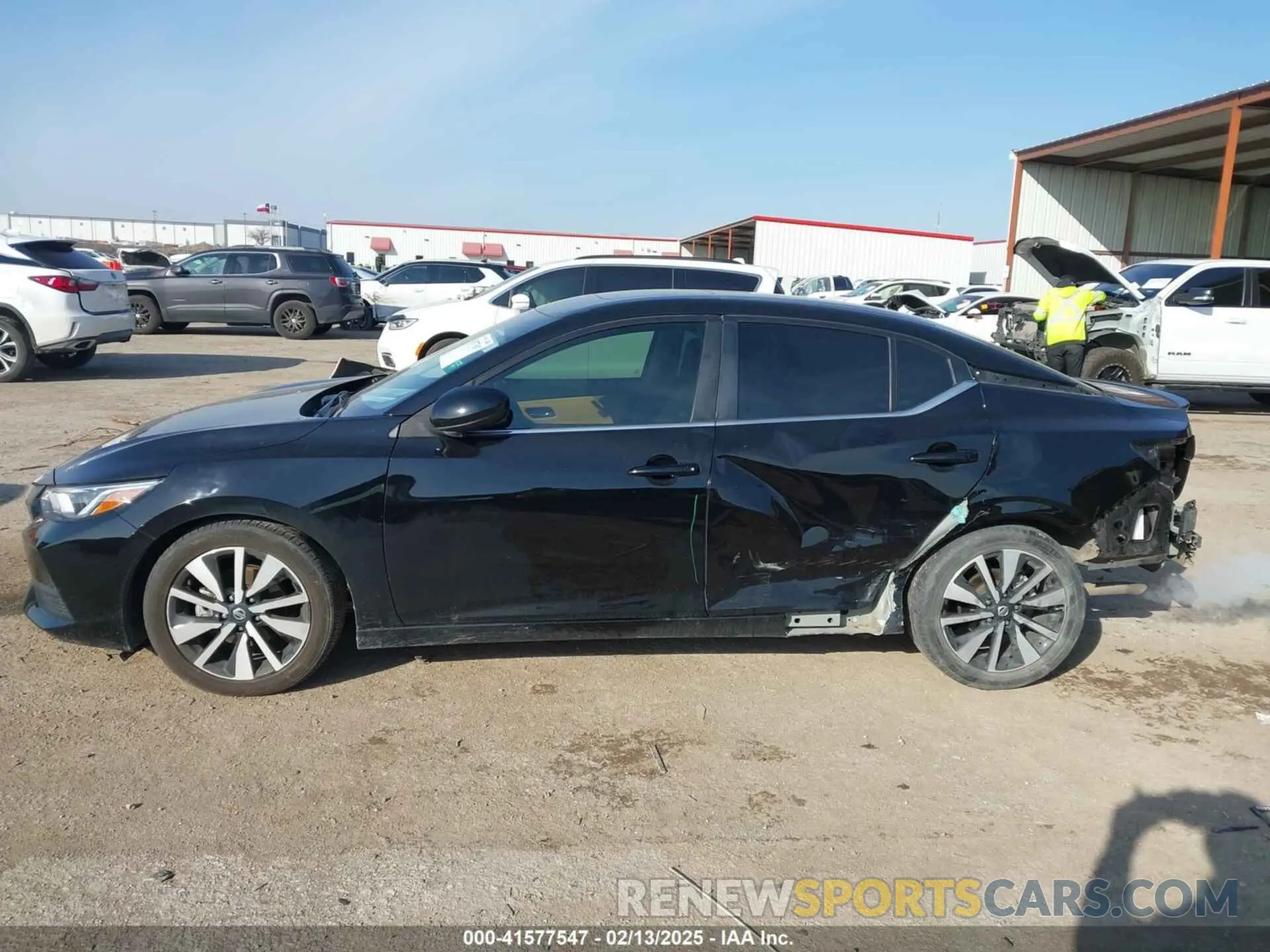 14 Photograph of a damaged car 3N1AB8CV4MY317346 NISSAN SENTRA 2021