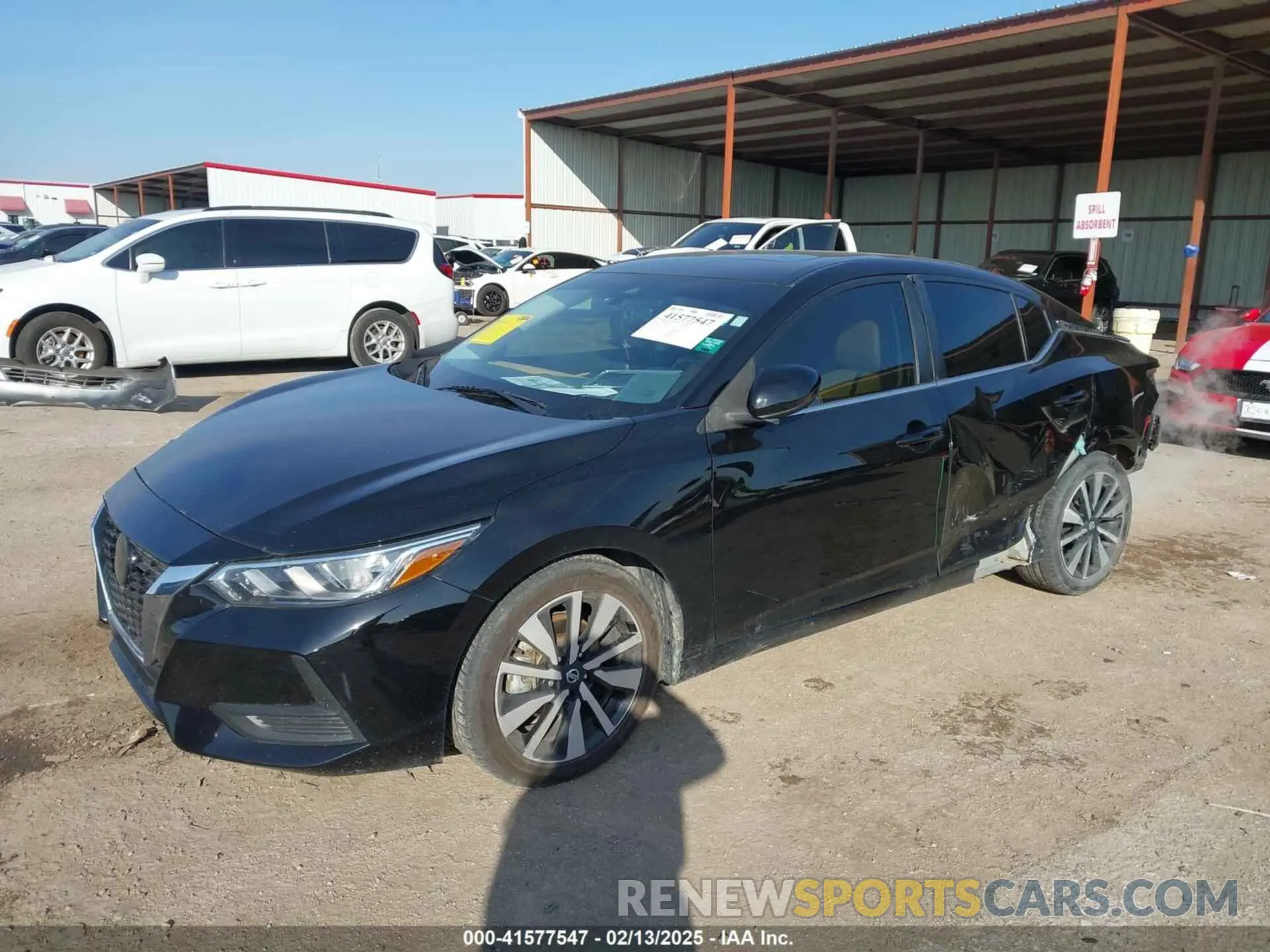 2 Photograph of a damaged car 3N1AB8CV4MY317346 NISSAN SENTRA 2021
