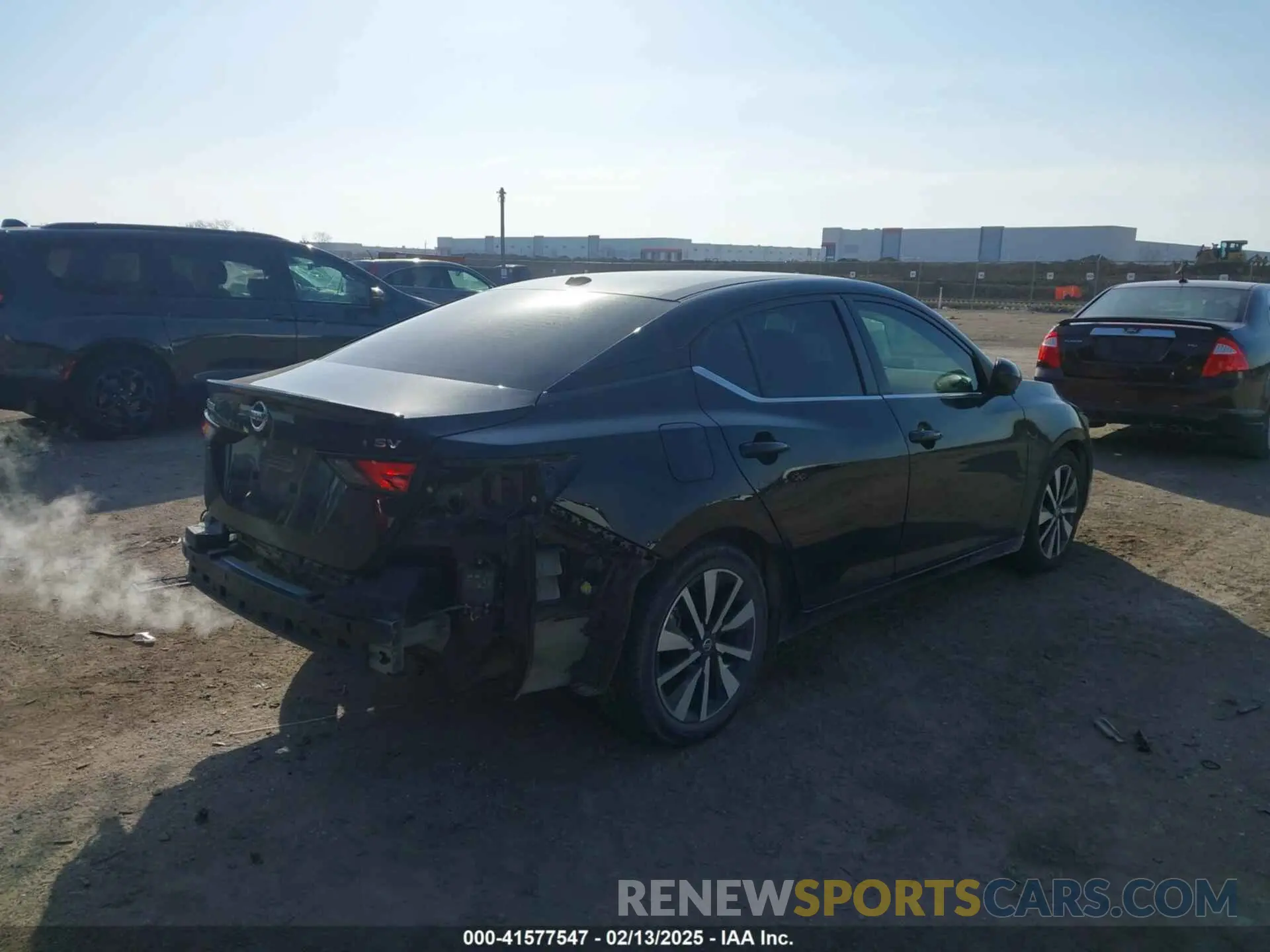 4 Photograph of a damaged car 3N1AB8CV4MY317346 NISSAN SENTRA 2021