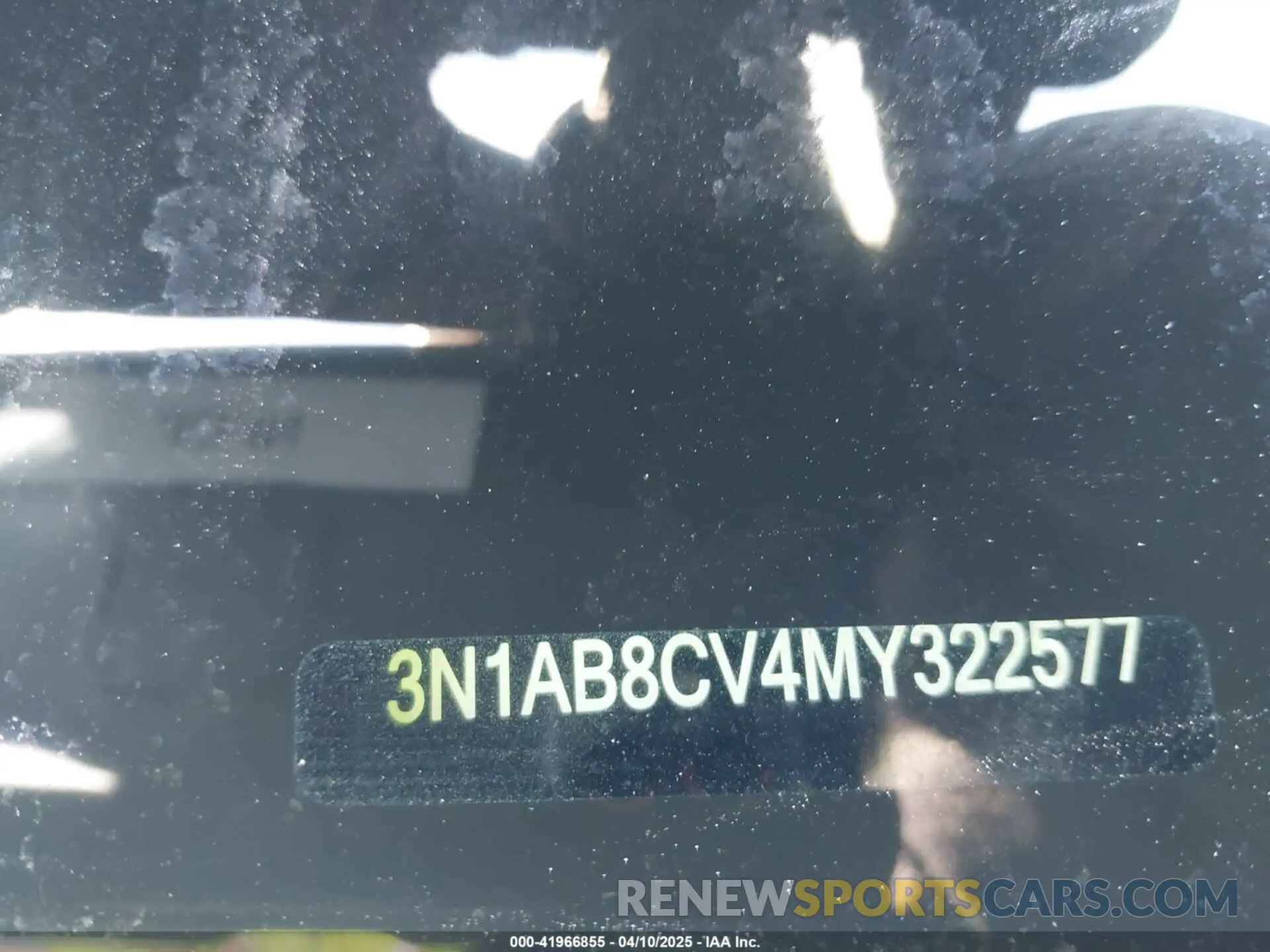 9 Фотография поврежденного автомобиля 3N1AB8CV4MY322577 NISSAN SENTRA 2021