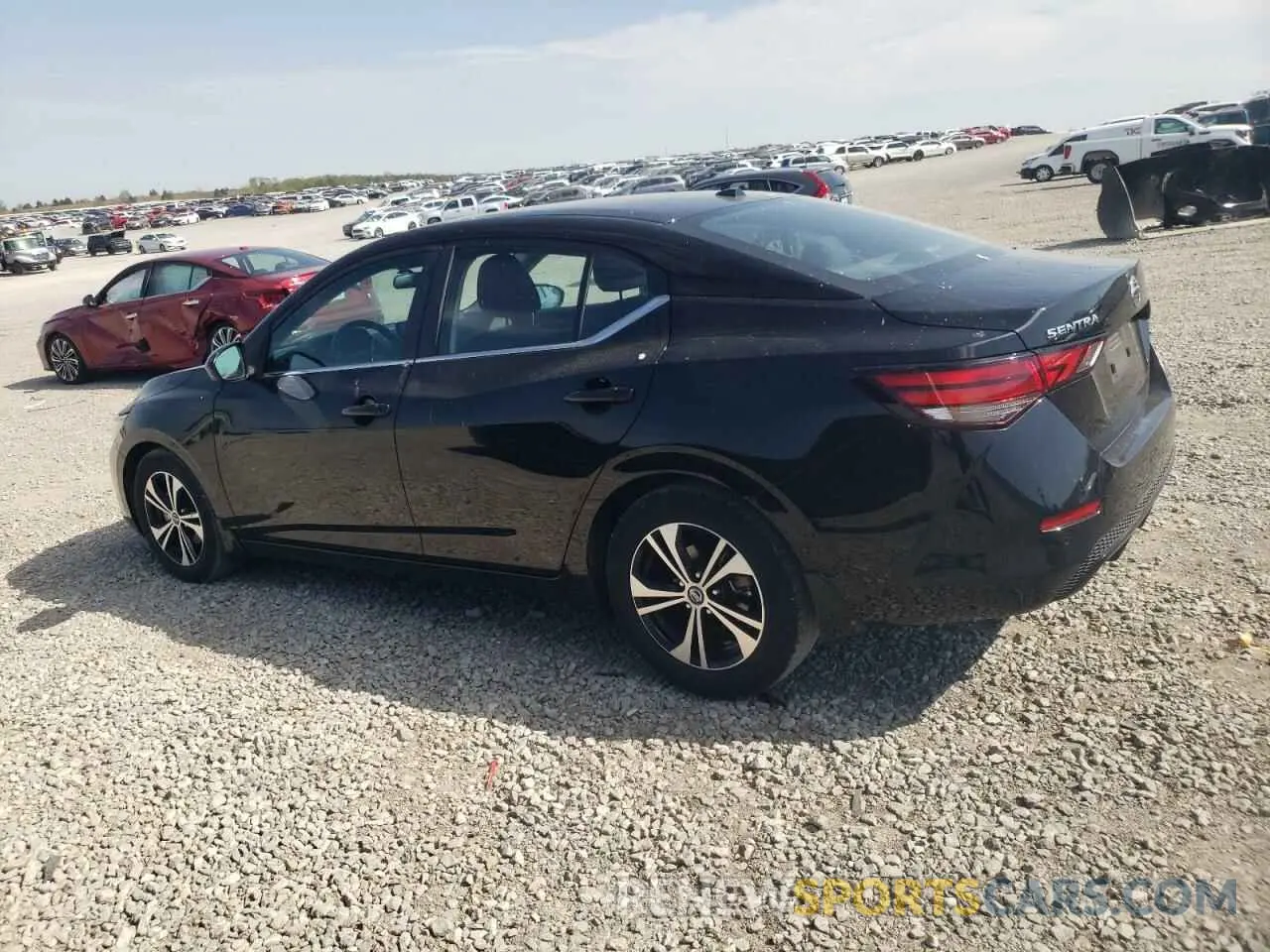 2 Photograph of a damaged car 3N1AB8CV4MY326855 NISSAN SENTRA 2021