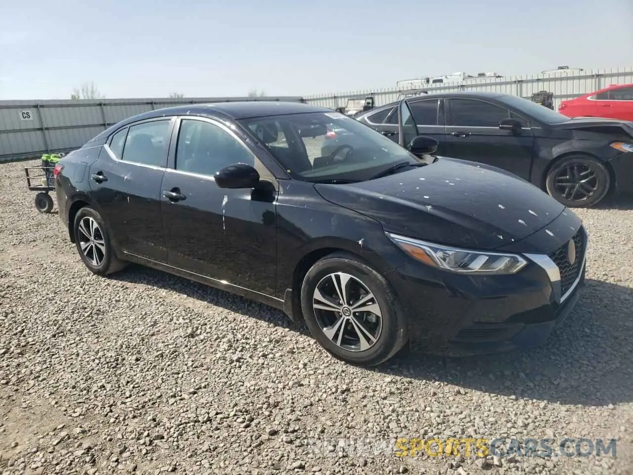 4 Photograph of a damaged car 3N1AB8CV4MY326855 NISSAN SENTRA 2021