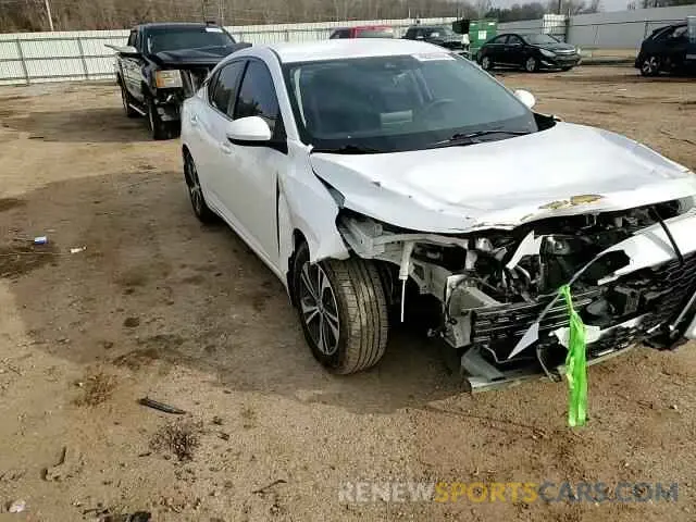 10 Photograph of a damaged car 3N1AB8CV4MY327620 NISSAN SENTRA 2021