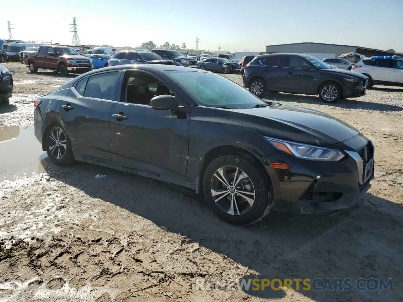 4 Photograph of a damaged car 3N1AB8CV5MY202965 NISSAN SENTRA 2021