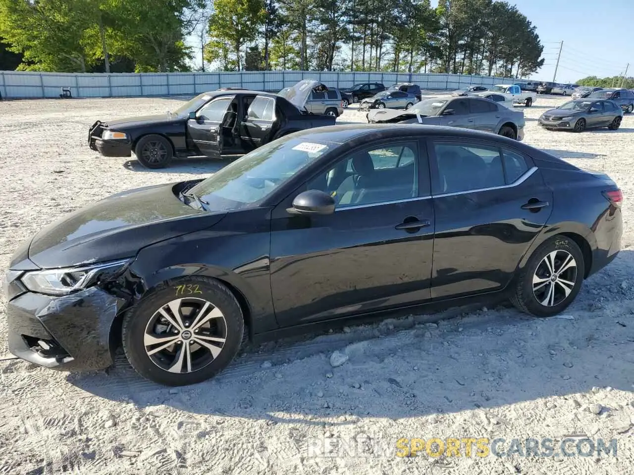 1 Photograph of a damaged car 3N1AB8CV5MY210158 NISSAN SENTRA 2021