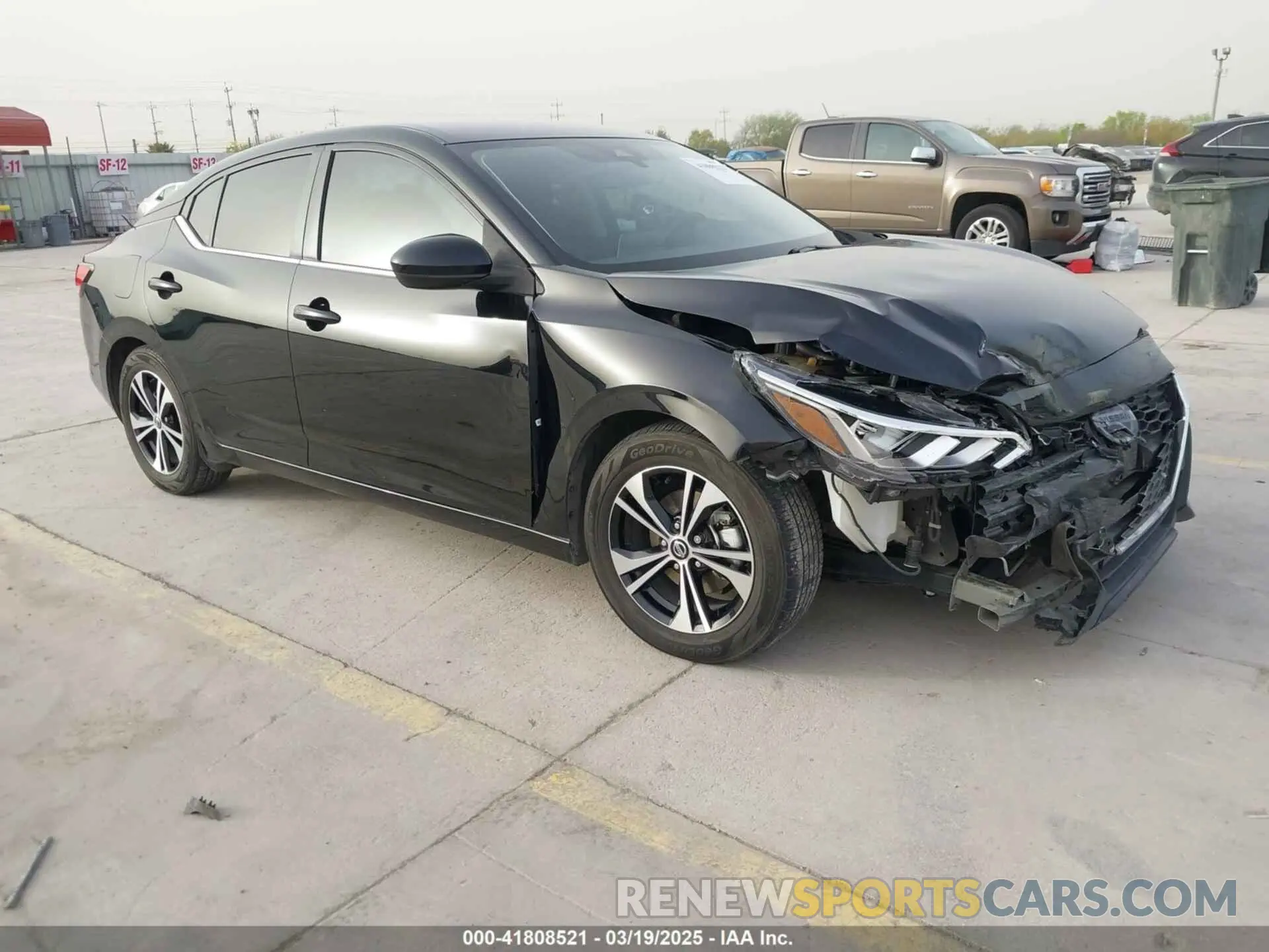 1 Photograph of a damaged car 3N1AB8CV5MY254726 NISSAN SENTRA 2021