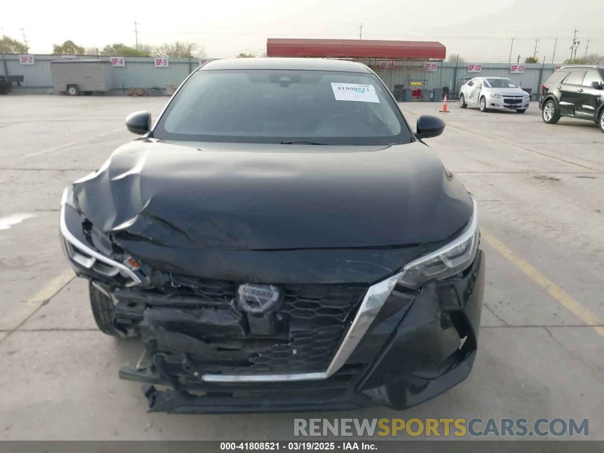 13 Photograph of a damaged car 3N1AB8CV5MY254726 NISSAN SENTRA 2021