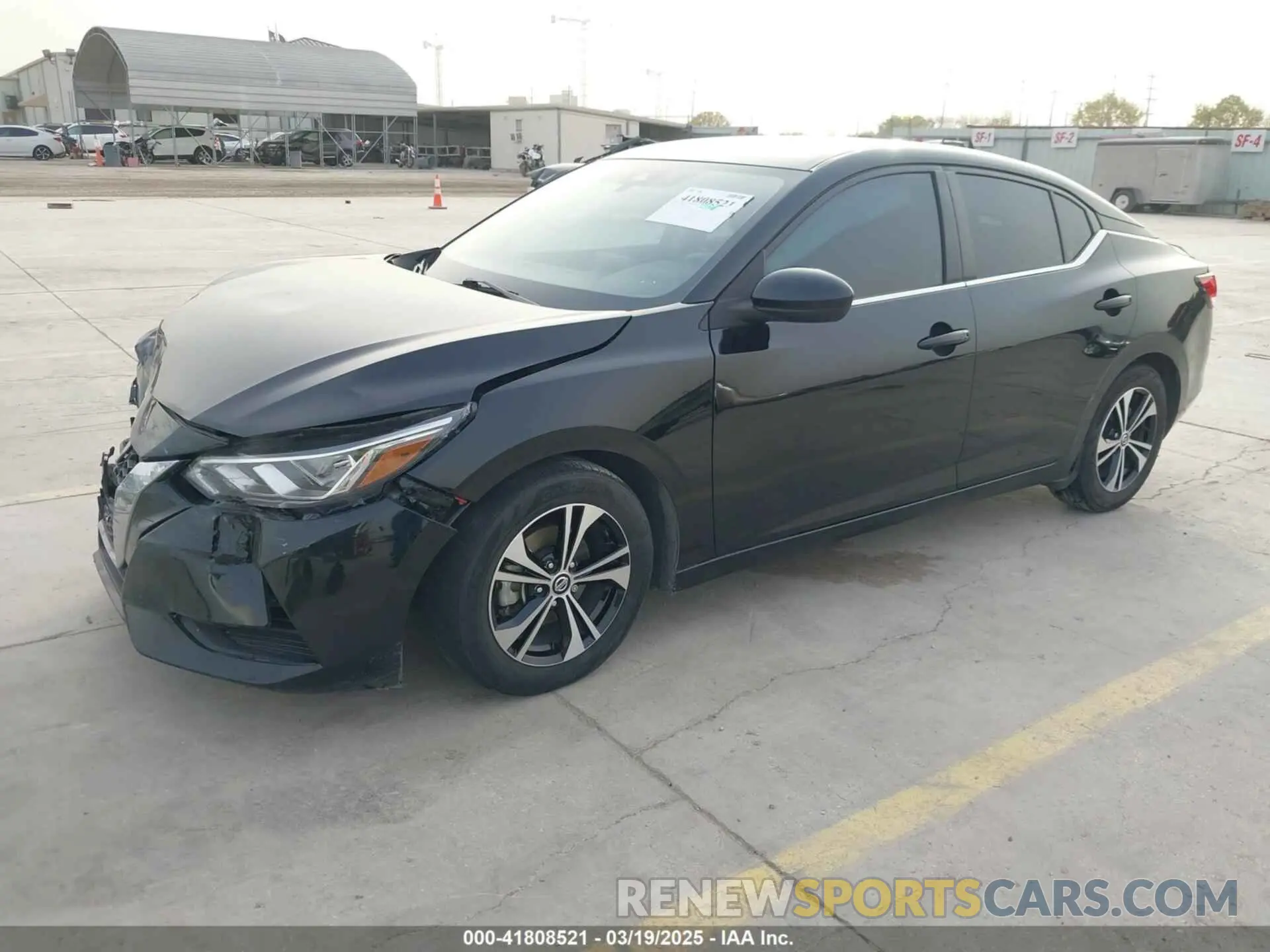 2 Photograph of a damaged car 3N1AB8CV5MY254726 NISSAN SENTRA 2021
