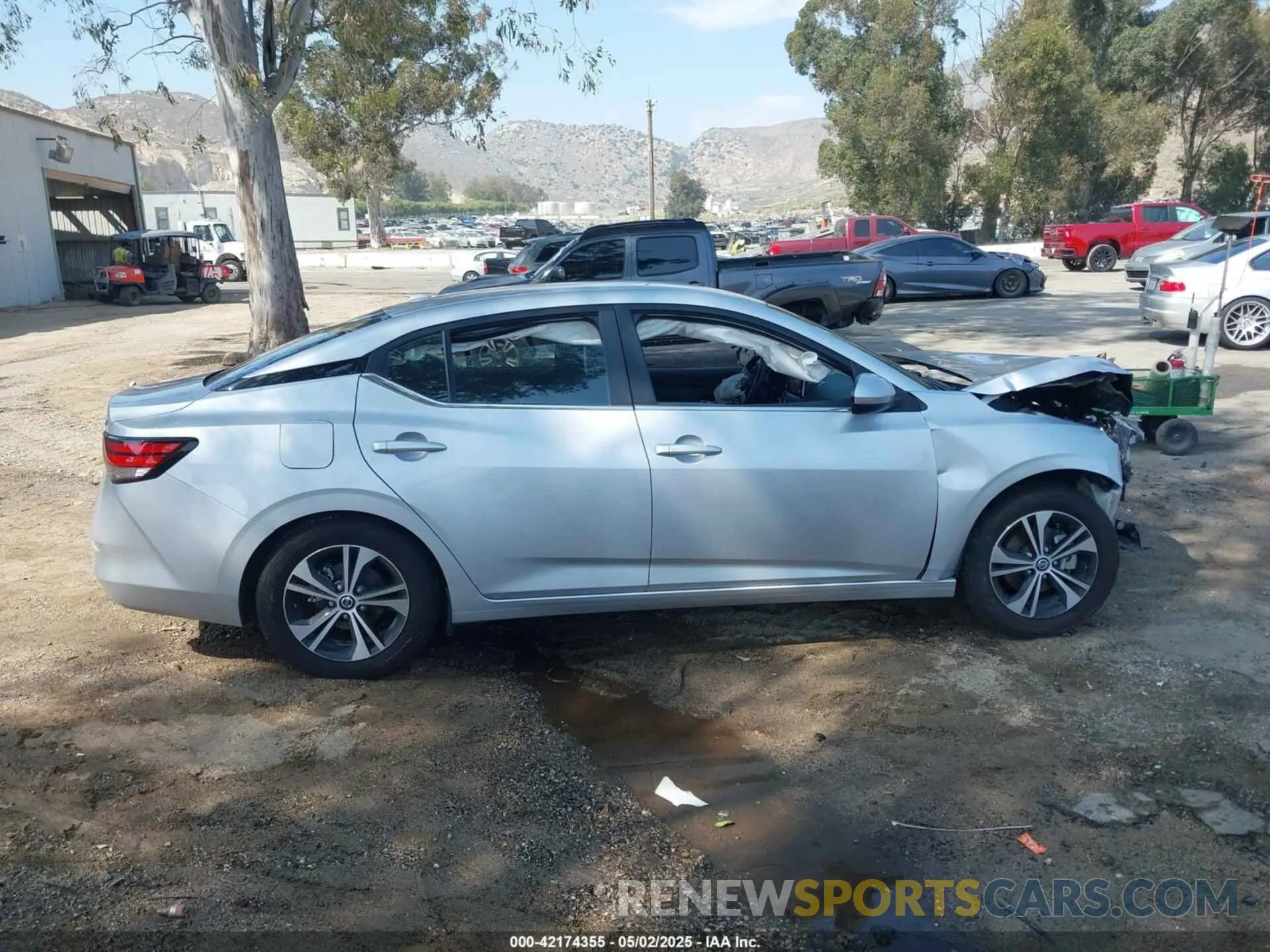 12 Photograph of a damaged car 3N1AB8CV5MY255441 NISSAN SENTRA 2021