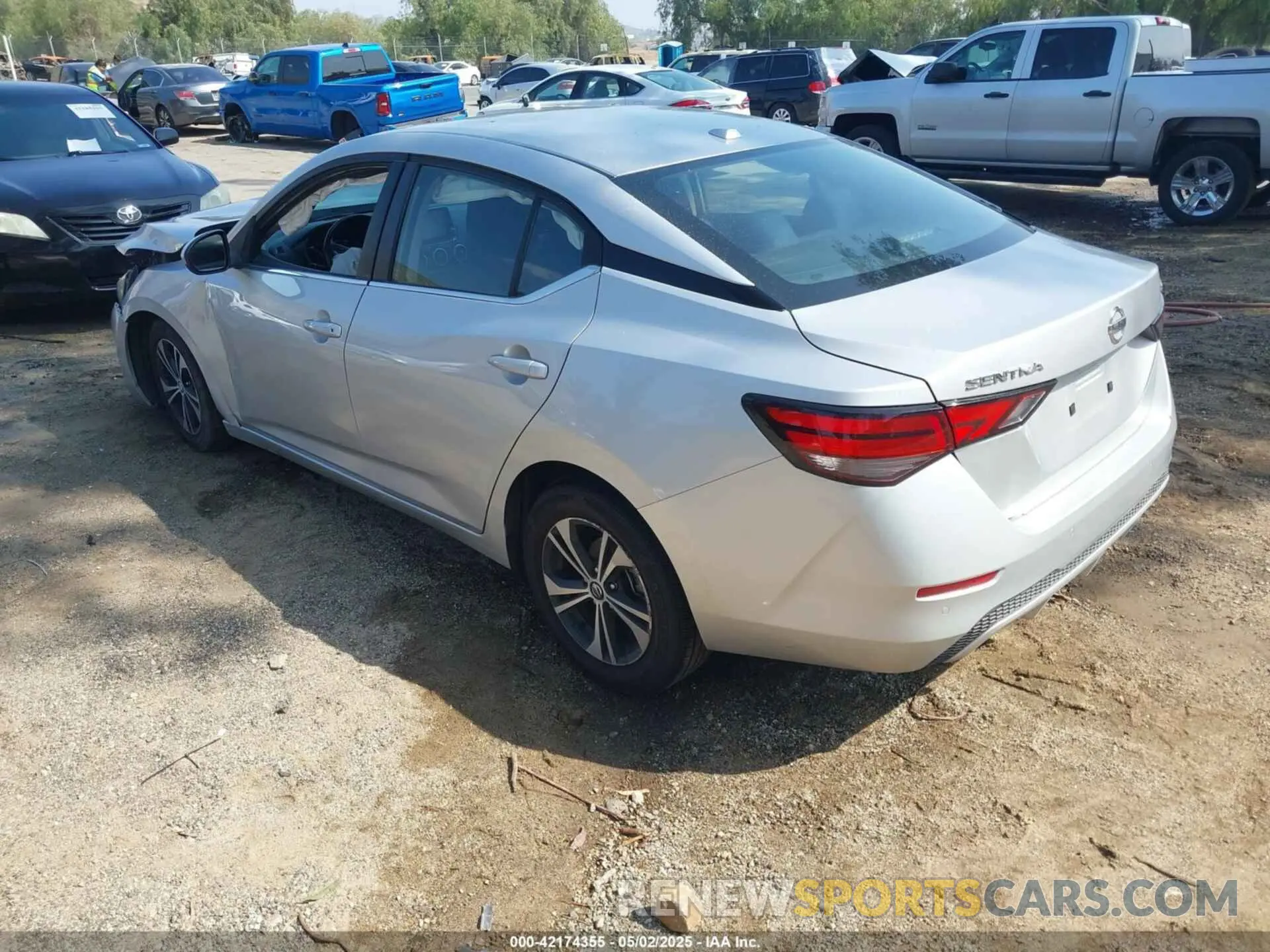 3 Photograph of a damaged car 3N1AB8CV5MY255441 NISSAN SENTRA 2021