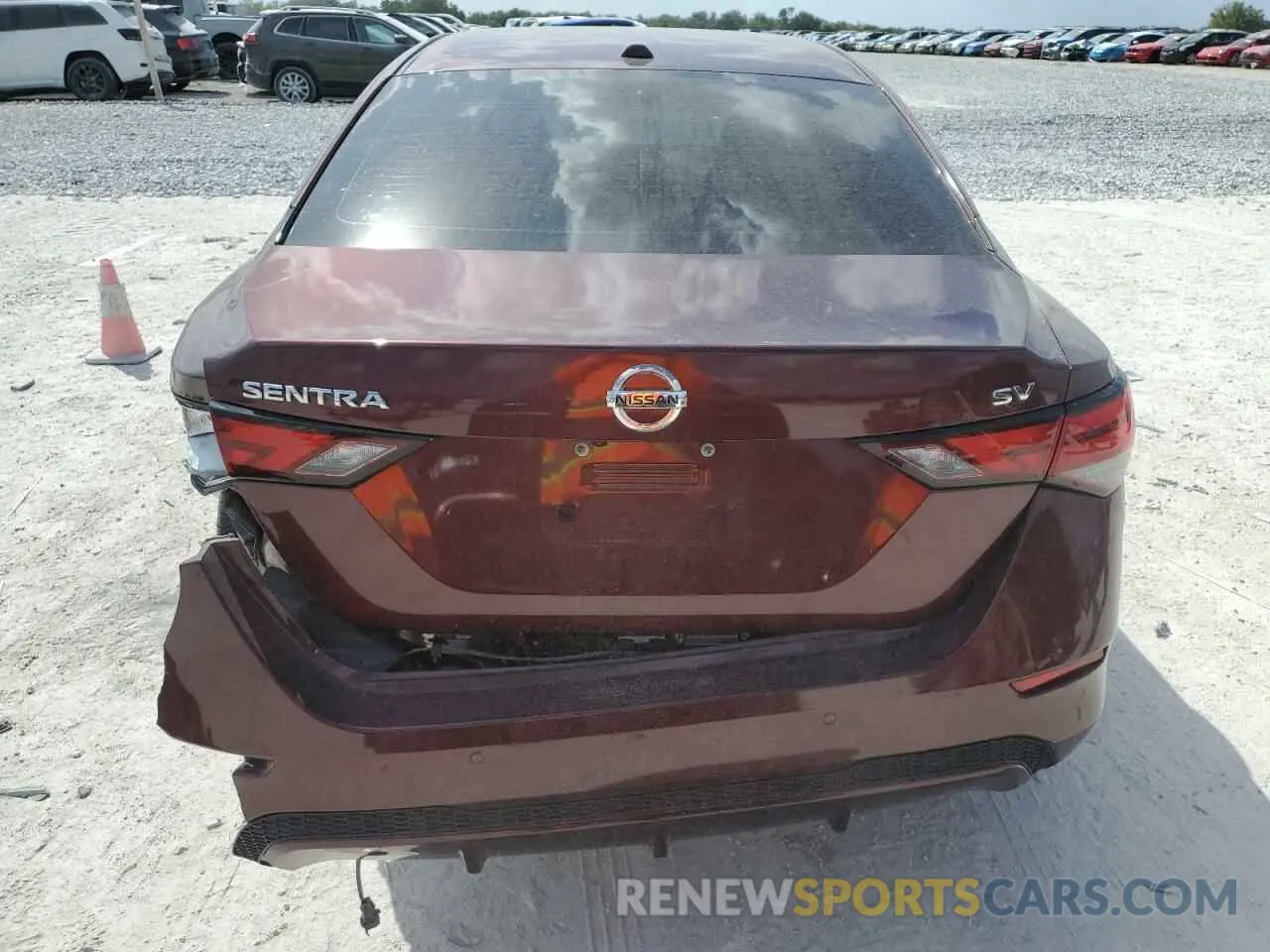 6 Photograph of a damaged car 3N1AB8CV5MY266701 NISSAN SENTRA 2021