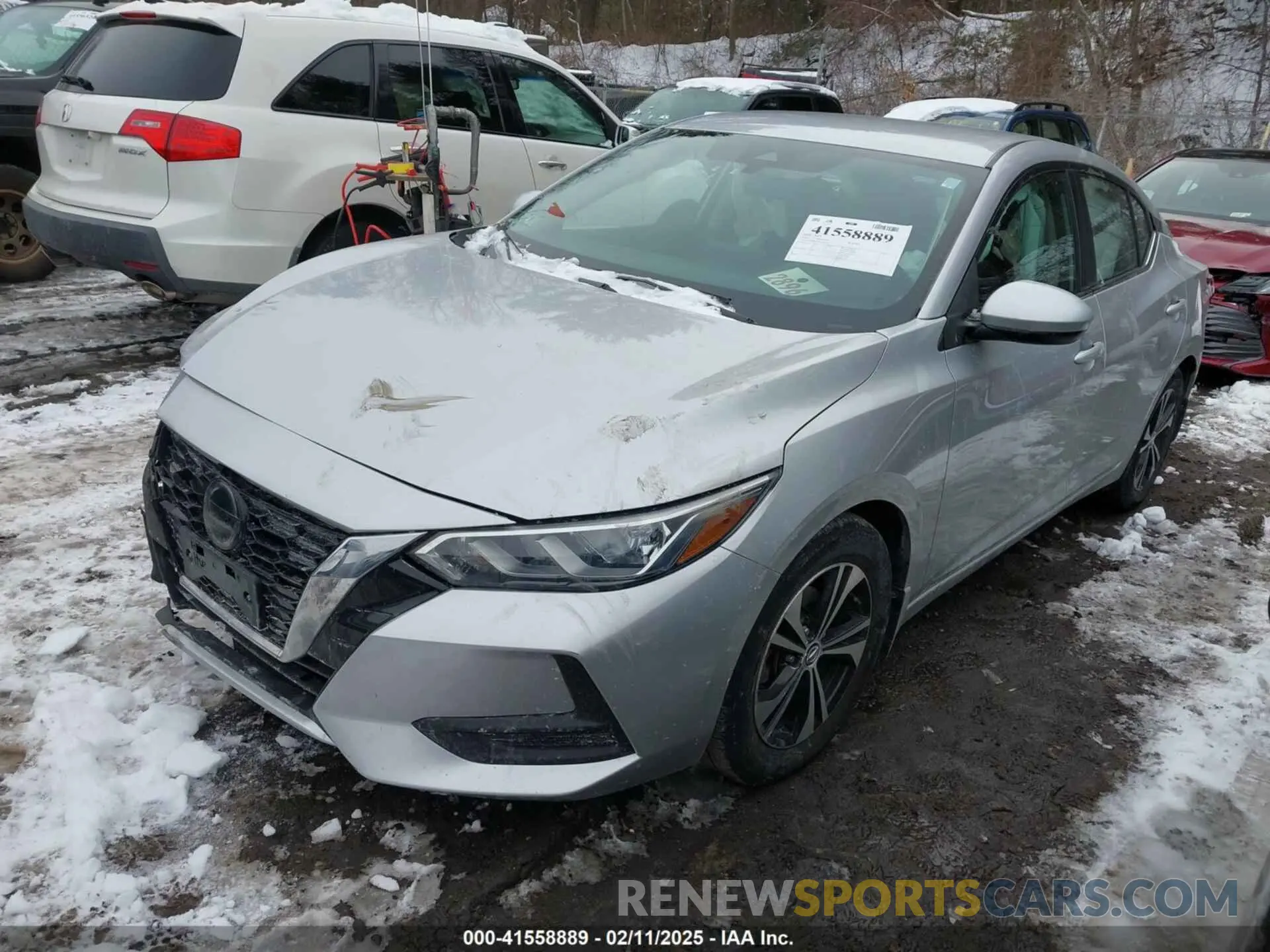 2 Photograph of a damaged car 3N1AB8CV5MY292750 NISSAN SENTRA 2021