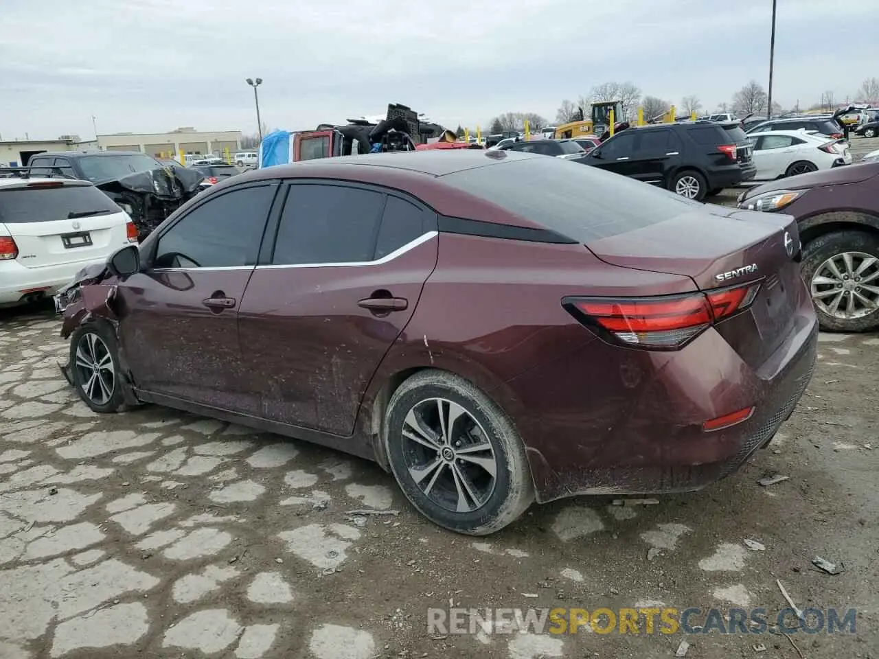 2 Photograph of a damaged car 3N1AB8CV6MY212209 NISSAN SENTRA 2021