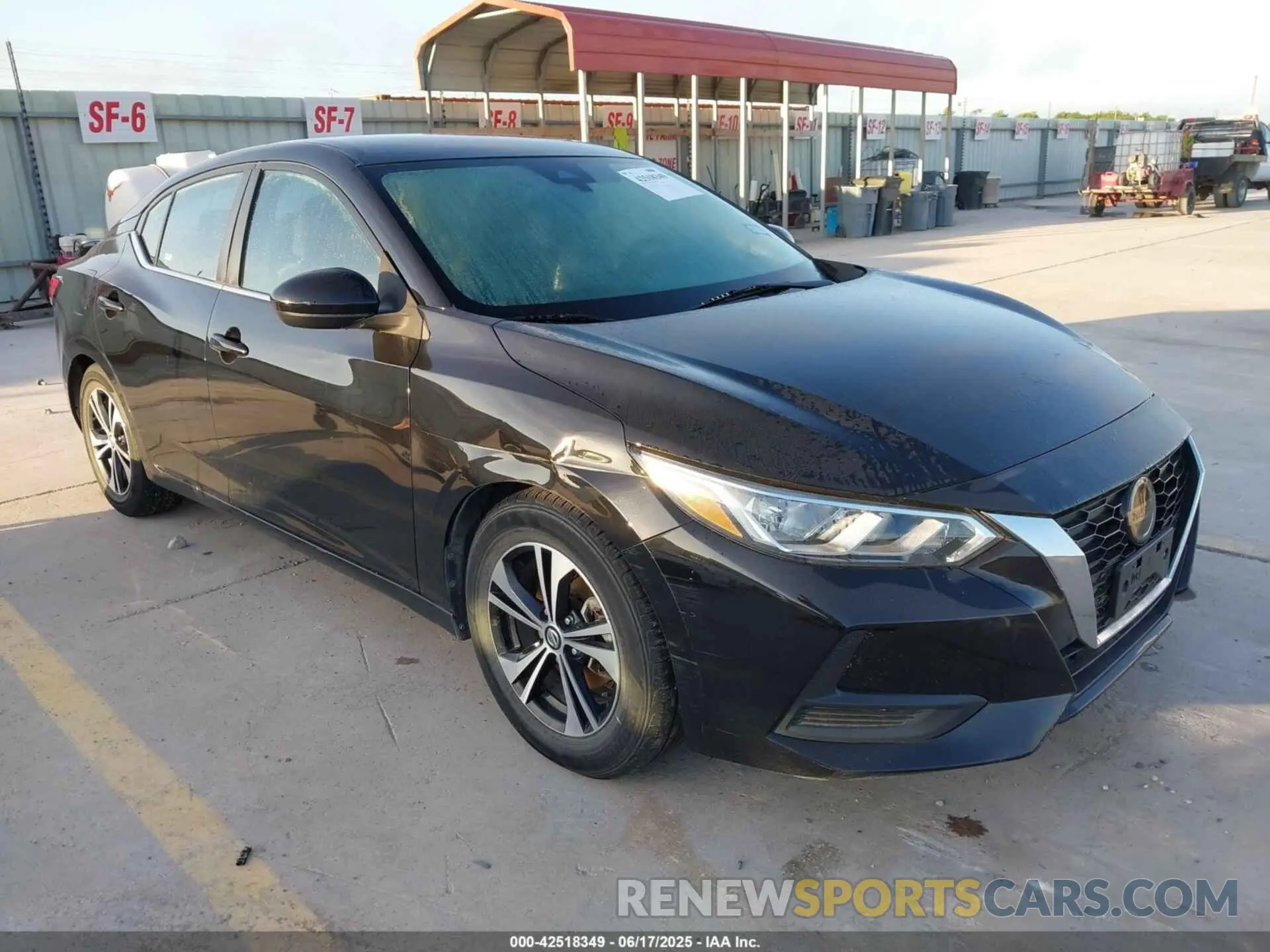 1 Photograph of a damaged car 3N1AB8CV6MY253486 NISSAN SENTRA 2021