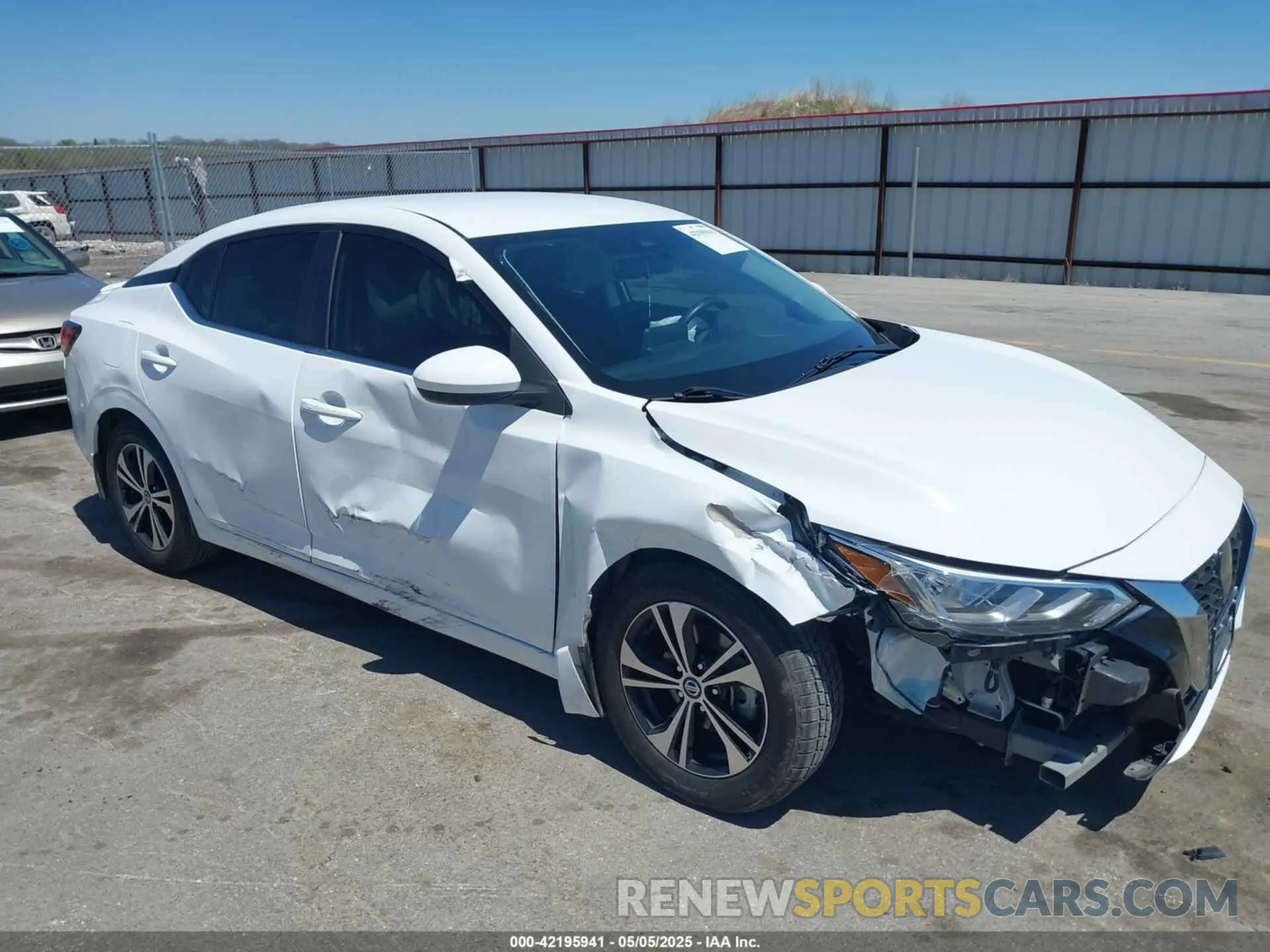 1 Photograph of a damaged car 3N1AB8CV6MY253679 NISSAN SENTRA 2021
