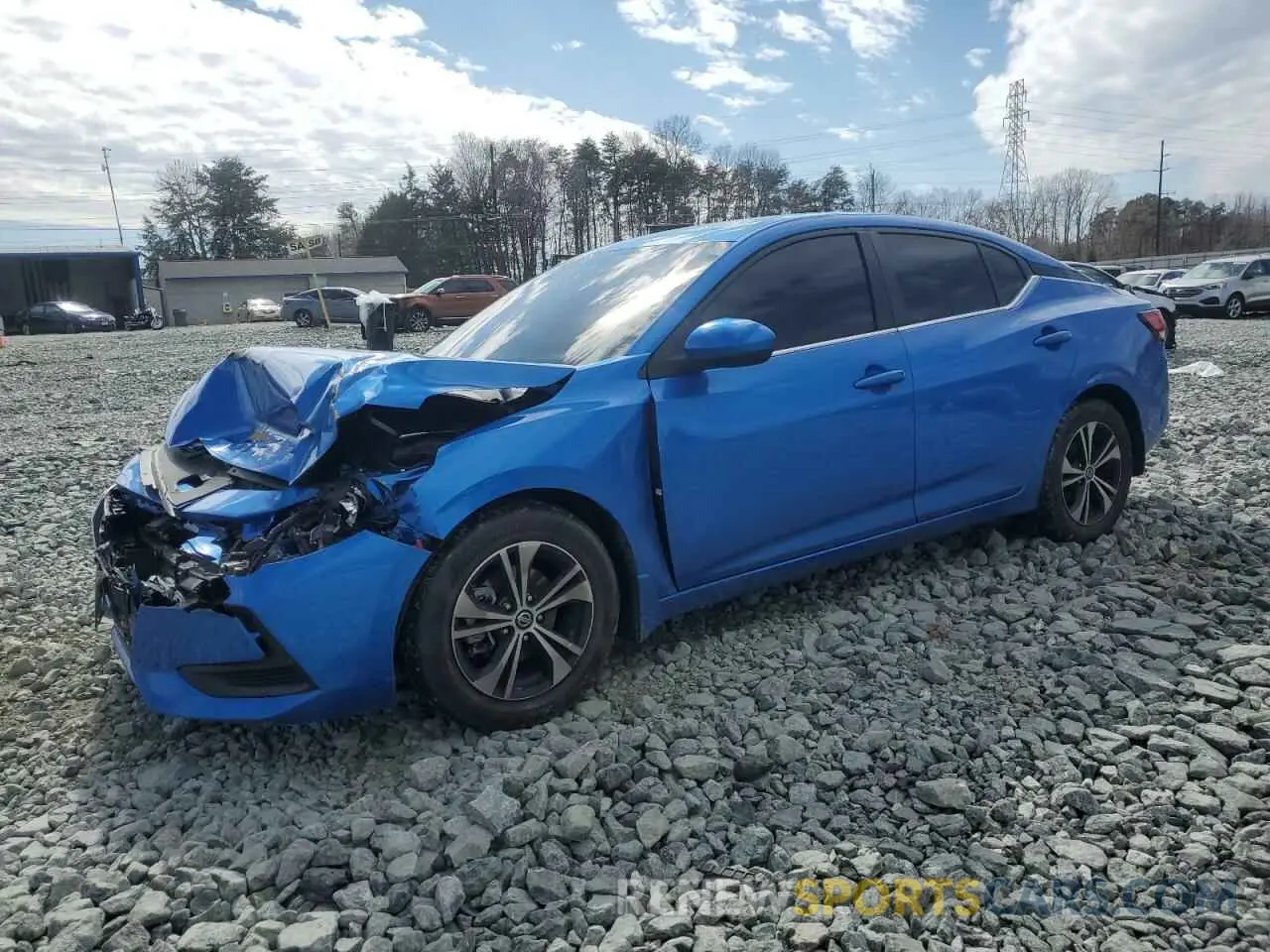 1 Photograph of a damaged car 3N1AB8CV6MY267081 NISSAN SENTRA 2021