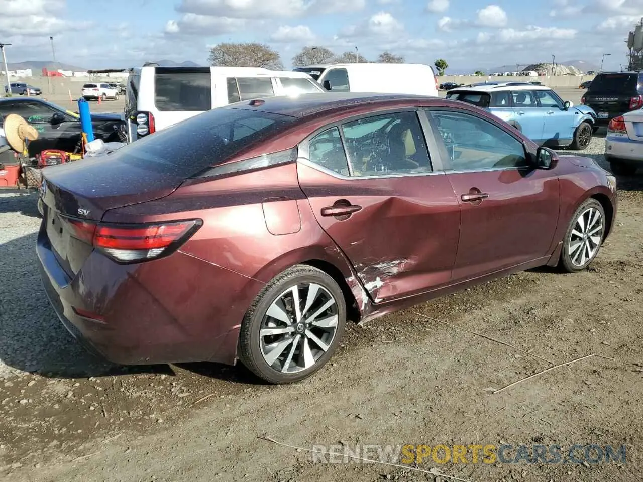 3 Фотография поврежденного автомобиля 3N1AB8CV6MY275892 NISSAN SENTRA 2021