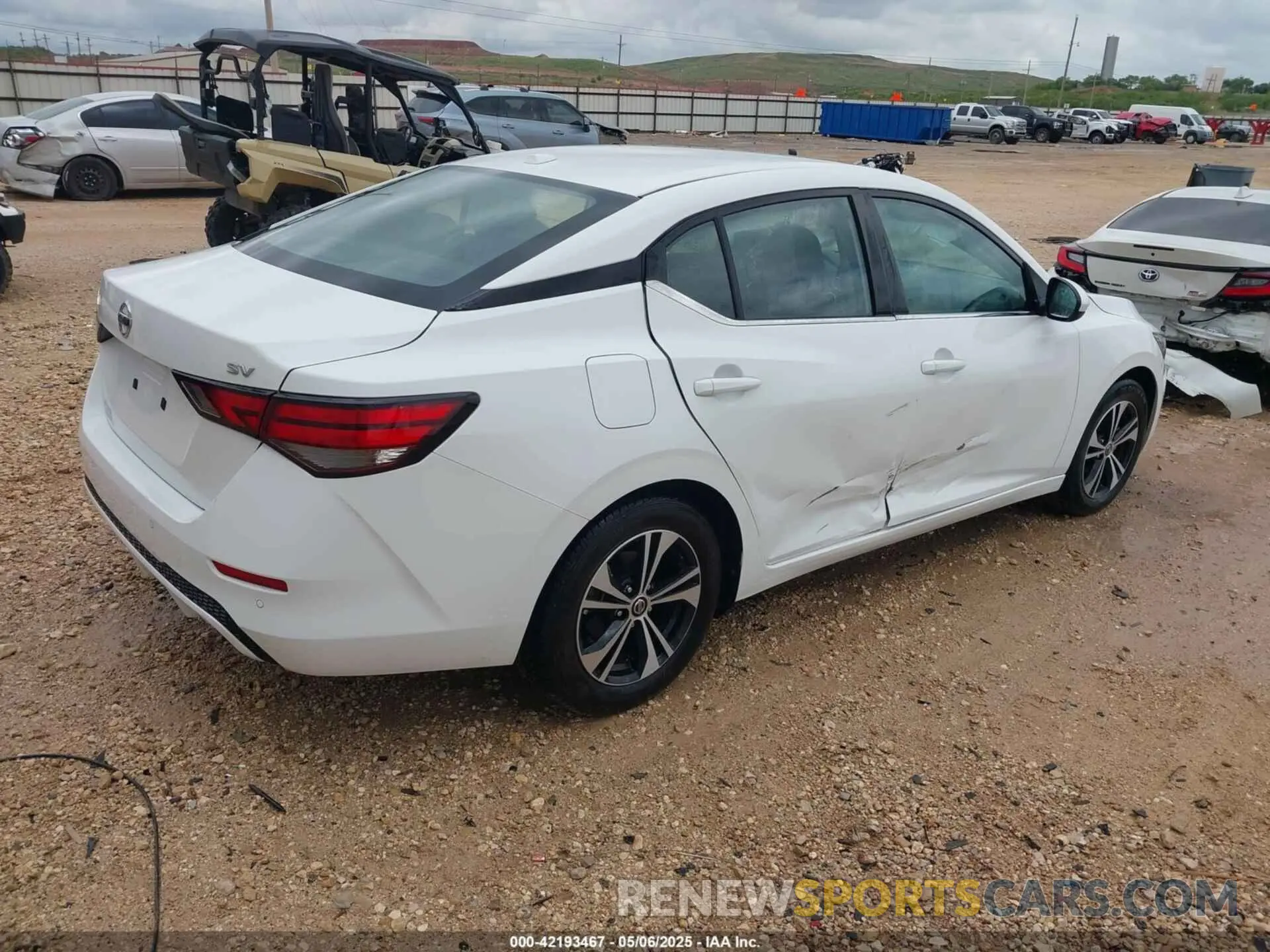 4 Photograph of a damaged car 3N1AB8CV6MY295057 NISSAN SENTRA 2021