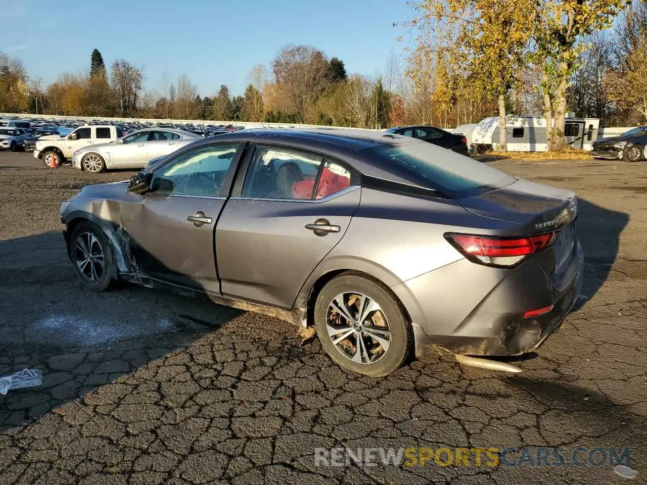 2 Photograph of a damaged car 3N1AB8CV6MY298055 NISSAN SENTRA 2021
