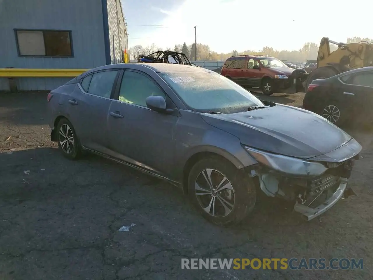 4 Photograph of a damaged car 3N1AB8CV6MY298055 NISSAN SENTRA 2021