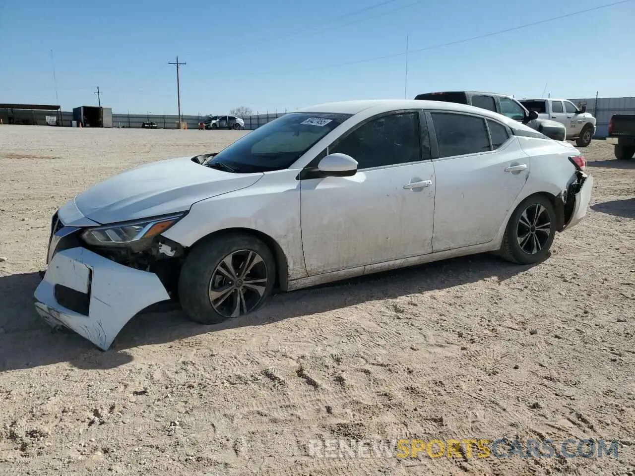 1 Photograph of a damaged car 3N1AB8CV7MY216012 NISSAN SENTRA 2021