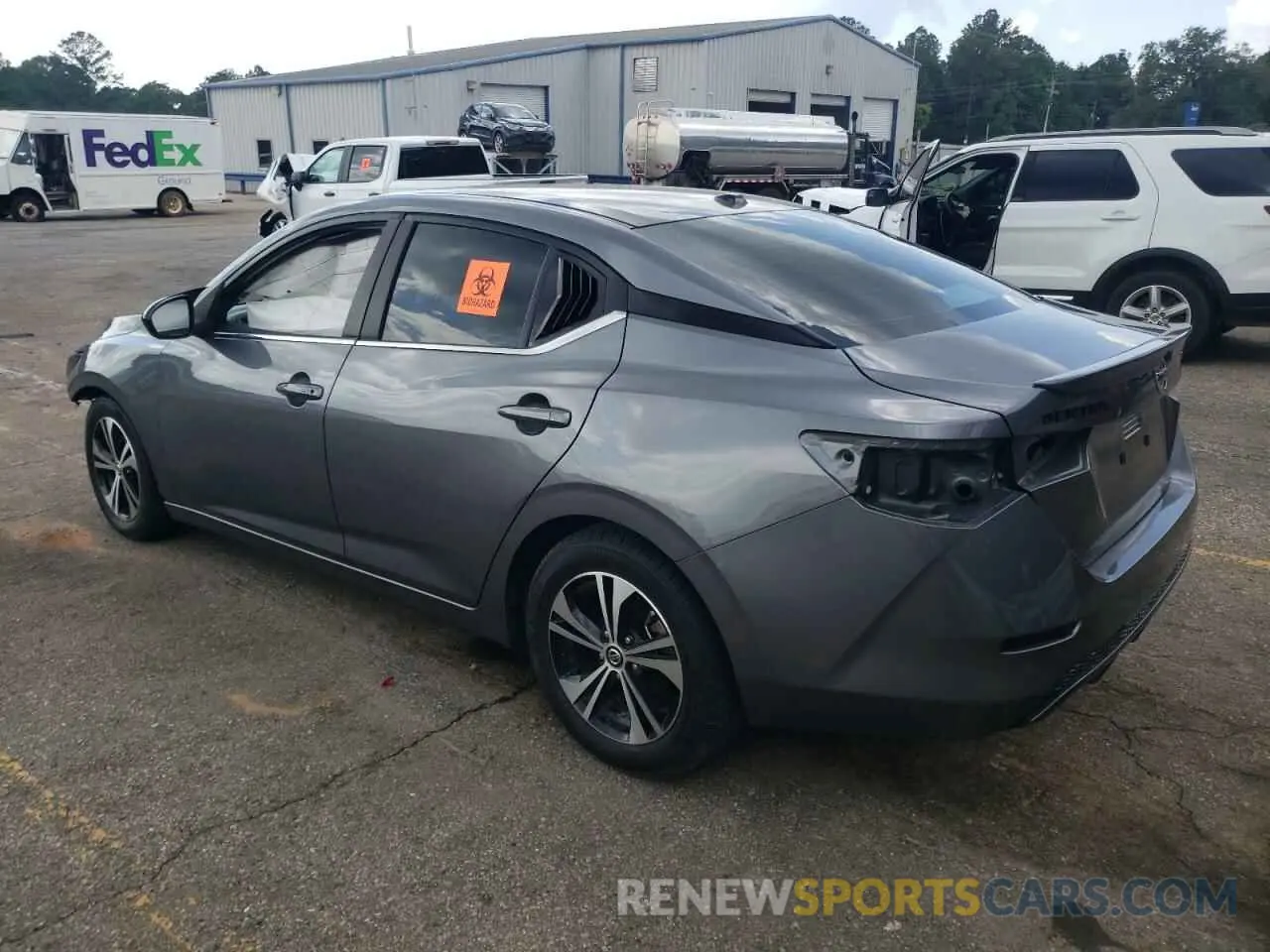 2 Photograph of a damaged car 3N1AB8CV7MY238561 NISSAN SENTRA 2021
