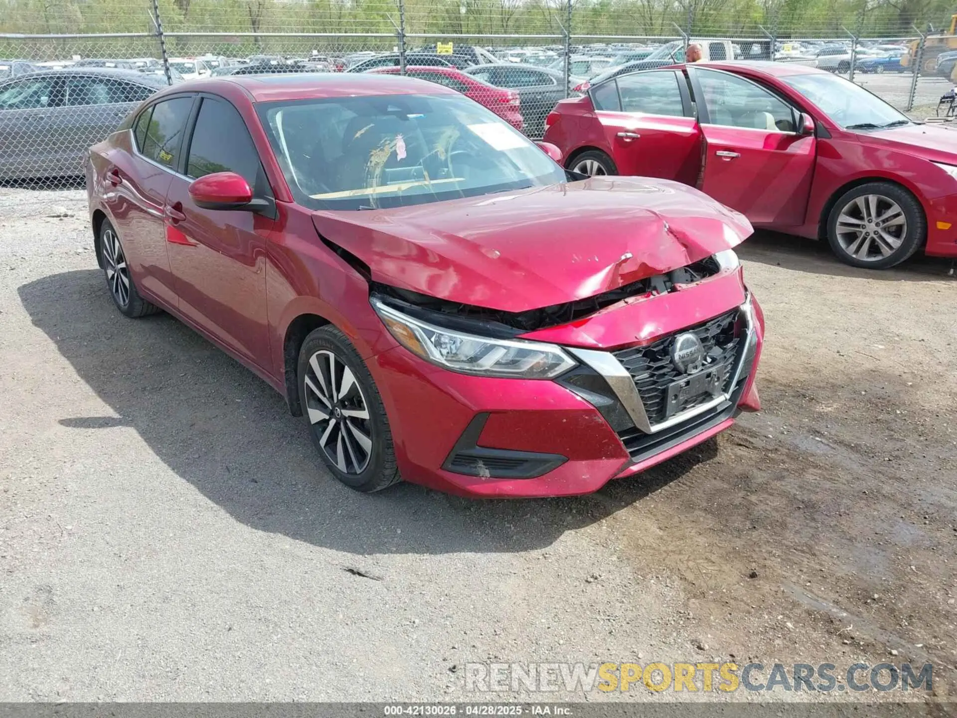 1 Photograph of a damaged car 3N1AB8CV7MY252380 NISSAN SENTRA 2021