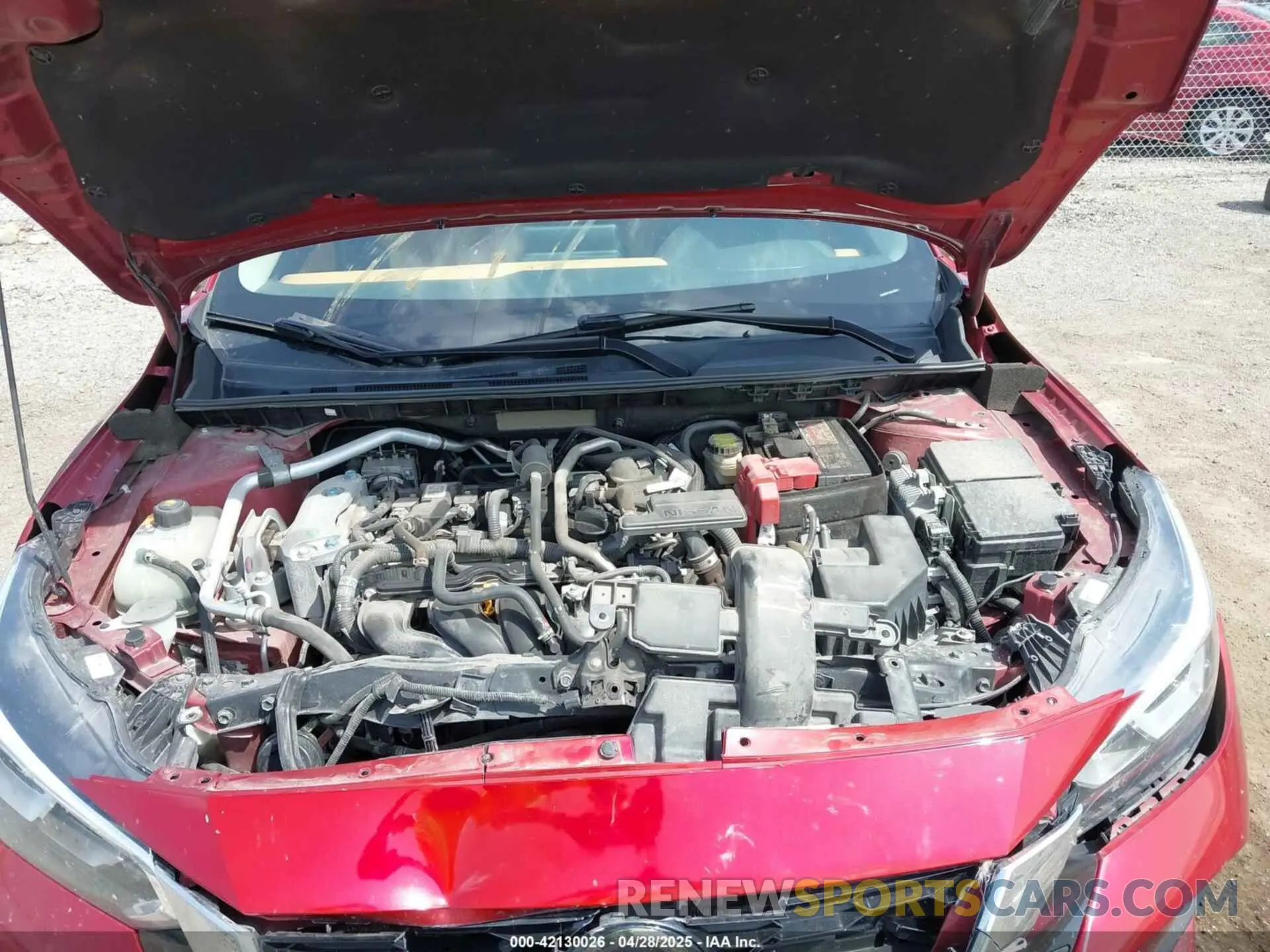 10 Photograph of a damaged car 3N1AB8CV7MY252380 NISSAN SENTRA 2021