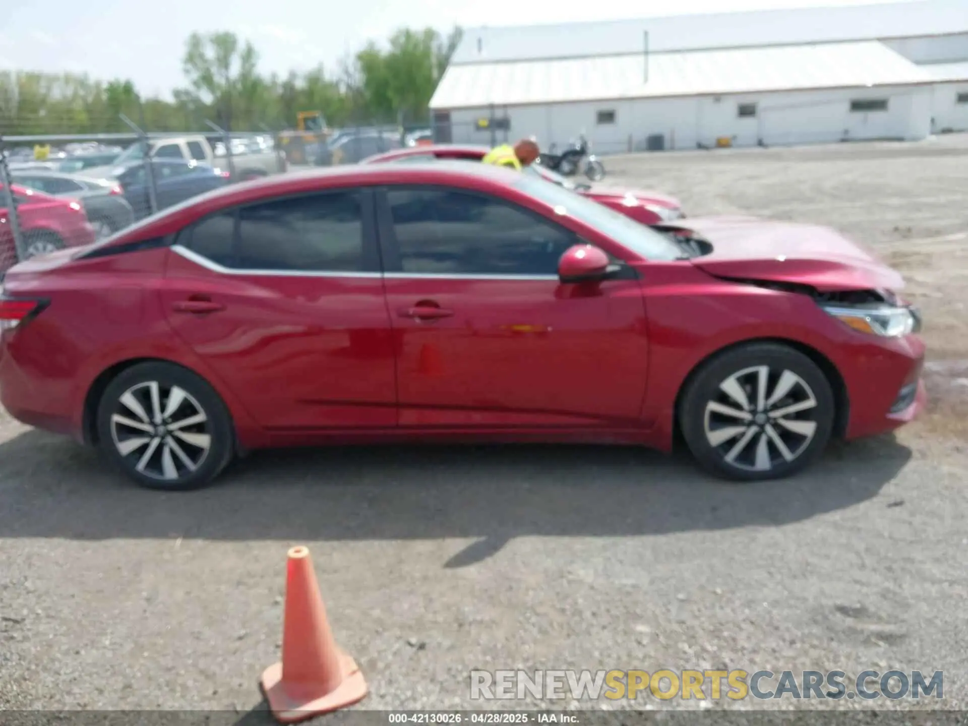 13 Photograph of a damaged car 3N1AB8CV7MY252380 NISSAN SENTRA 2021