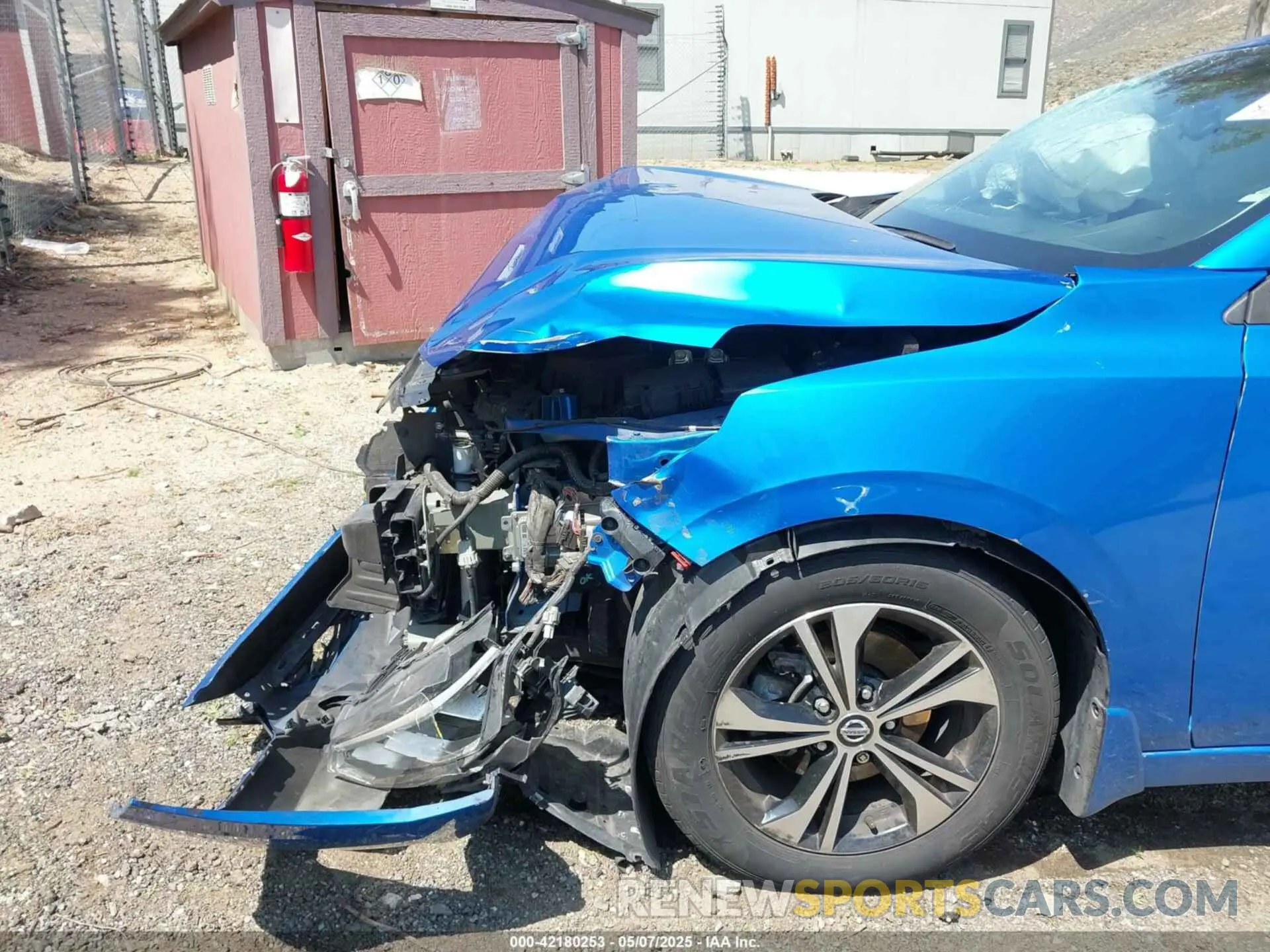 17 Photograph of a damaged car 3N1AB8CV7MY265775 NISSAN SENTRA 2021