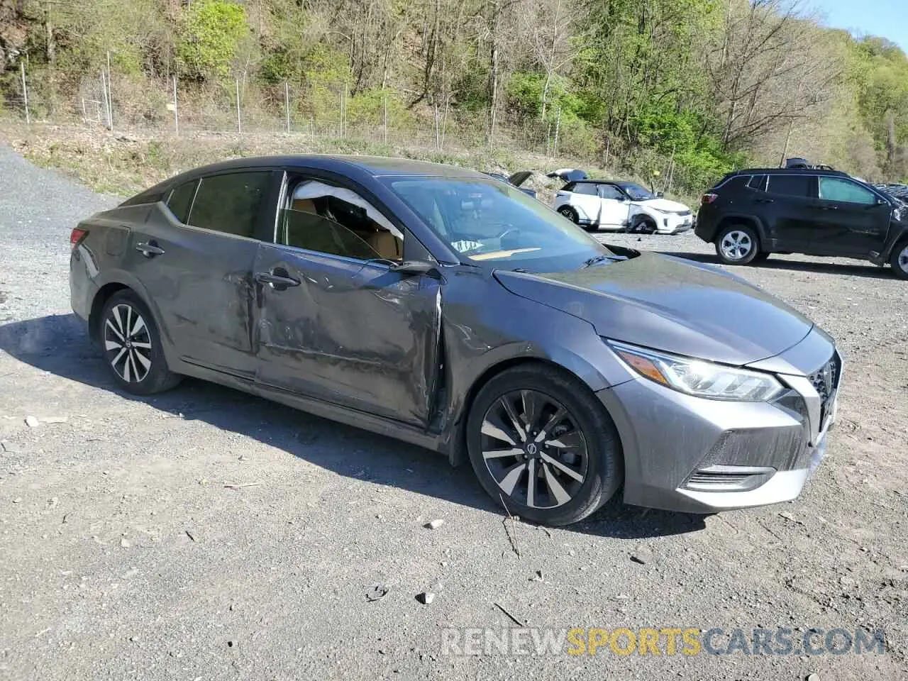 4 Photograph of a damaged car 3N1AB8CV7MY301481 NISSAN SENTRA 2021