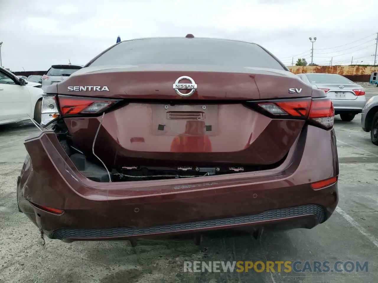6 Фотография поврежденного автомобиля 3N1AB8CV7MY329815 NISSAN SENTRA 2021
