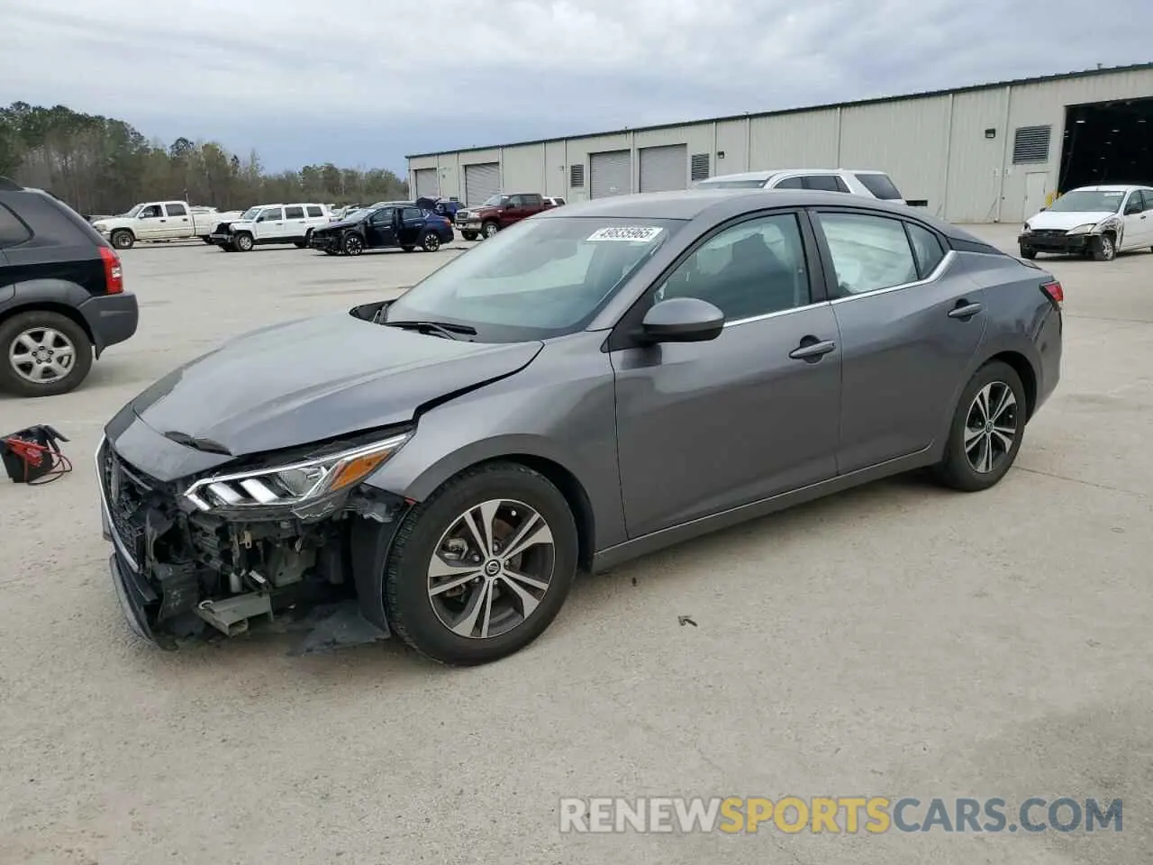 1 Photograph of a damaged car 3N1AB8CV8MY221378 NISSAN SENTRA 2021