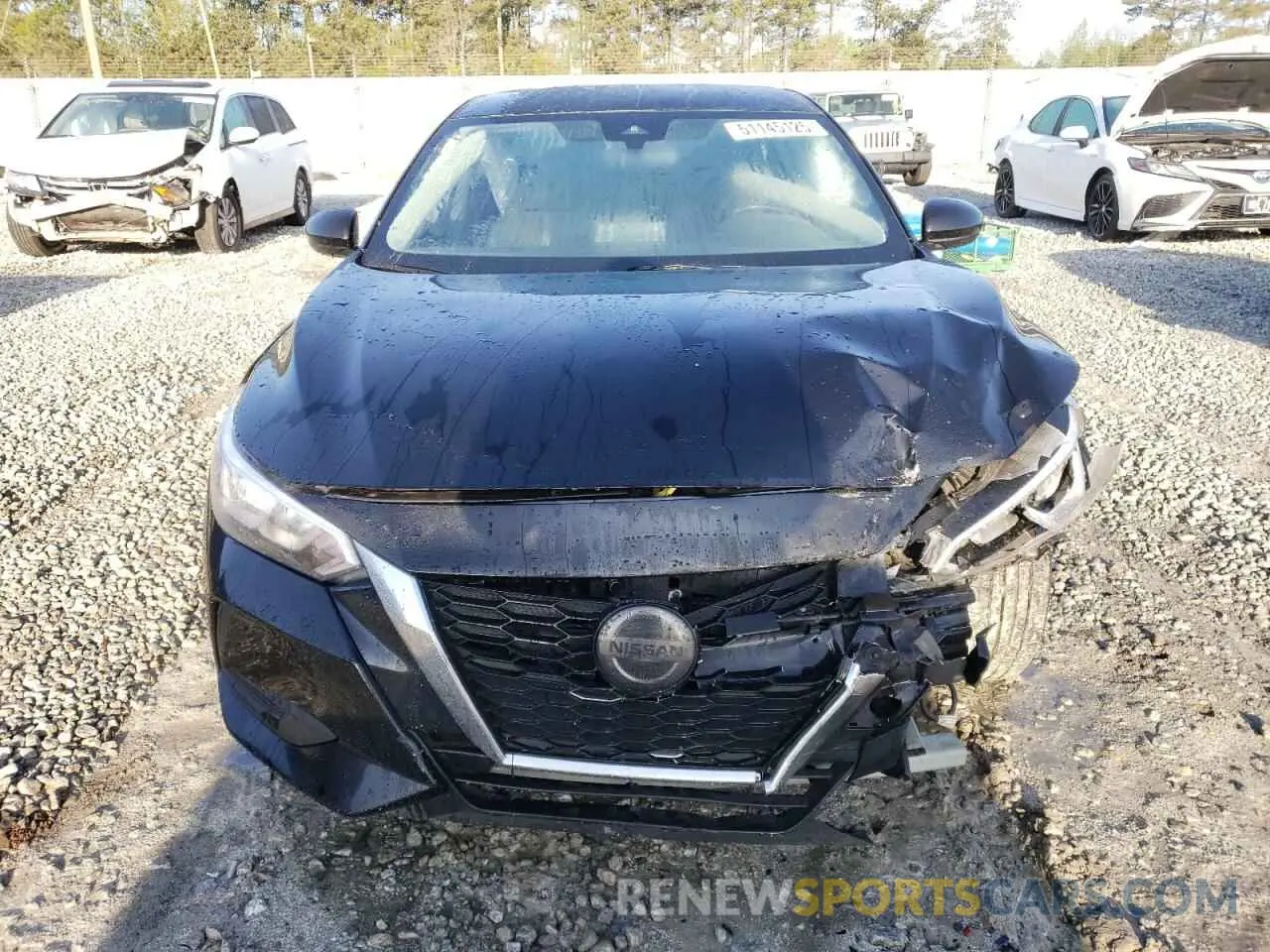 5 Photograph of a damaged car 3N1AB8CV8MY234566 NISSAN SENTRA 2021