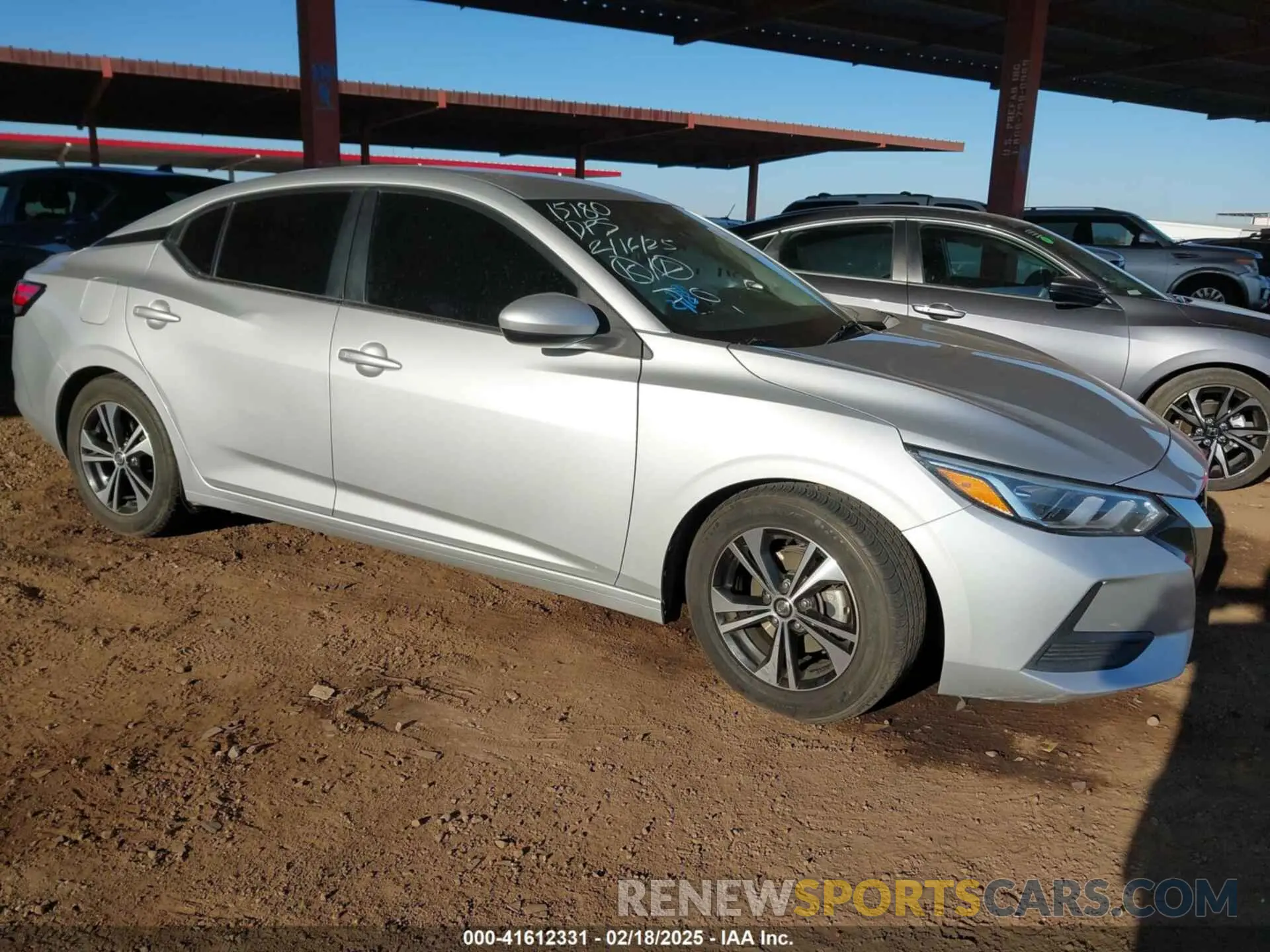 1 Photograph of a damaged car 3N1AB8CV8MY286215 NISSAN SENTRA 2021