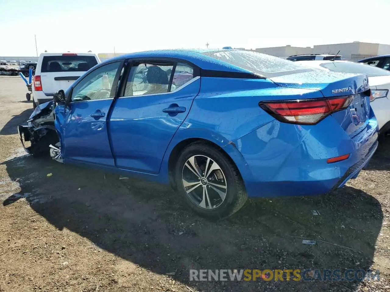 2 Photograph of a damaged car 3N1AB8CV8MY297442 NISSAN SENTRA 2021