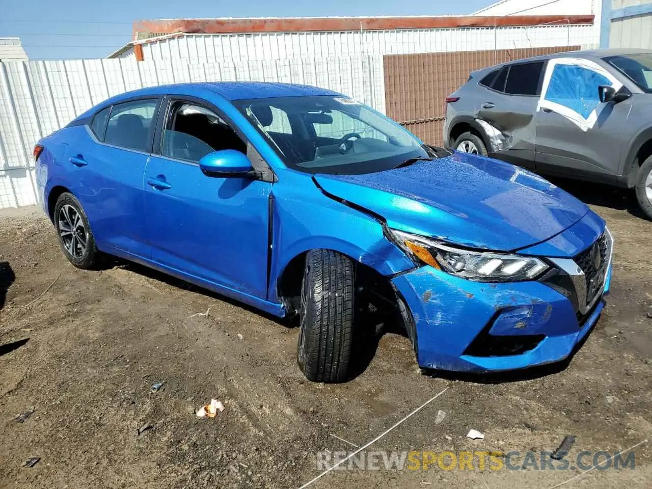 4 Photograph of a damaged car 3N1AB8CV8MY297442 NISSAN SENTRA 2021