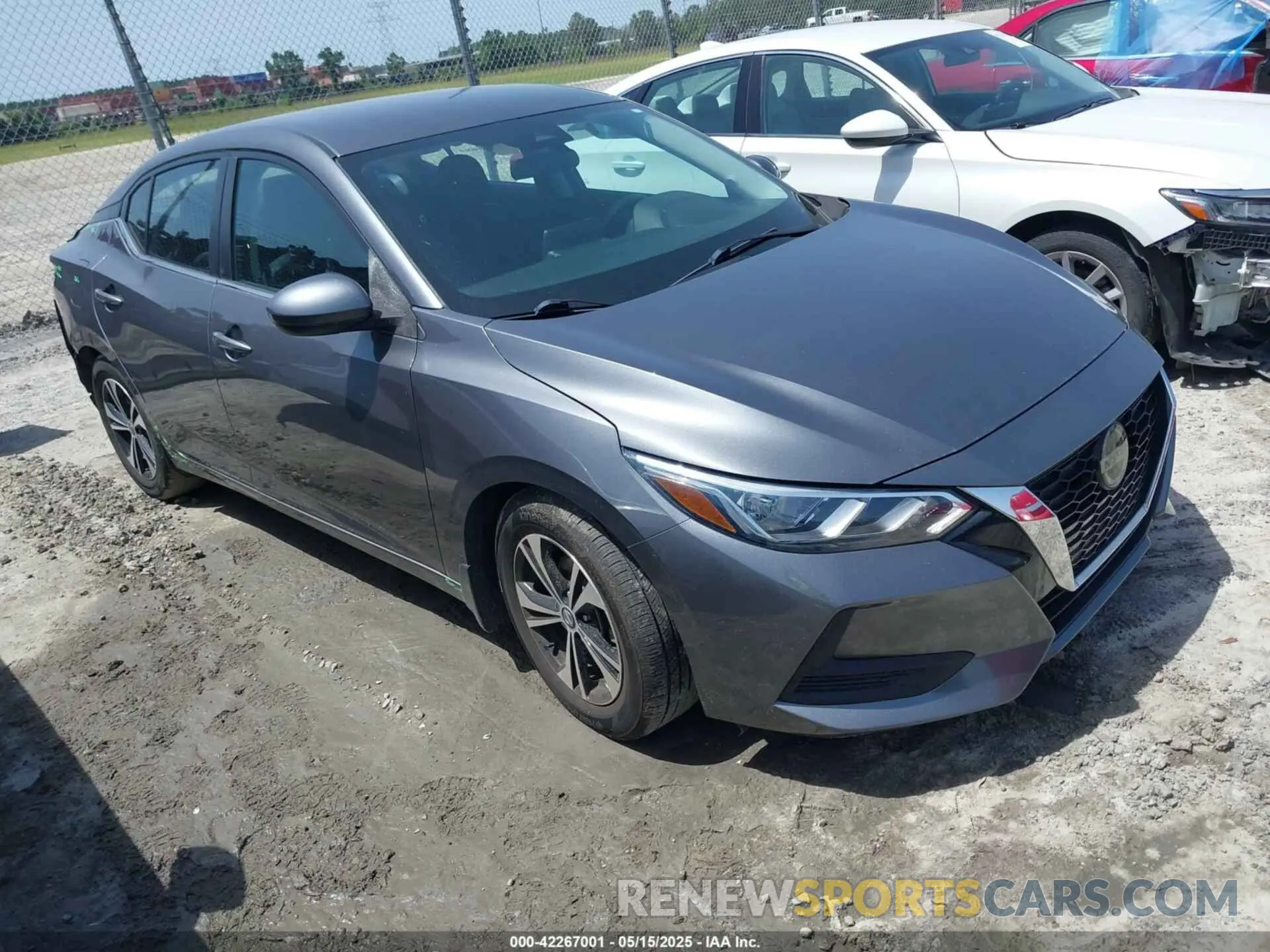 1 Photograph of a damaged car 3N1AB8CV8MY305166 NISSAN SENTRA 2021