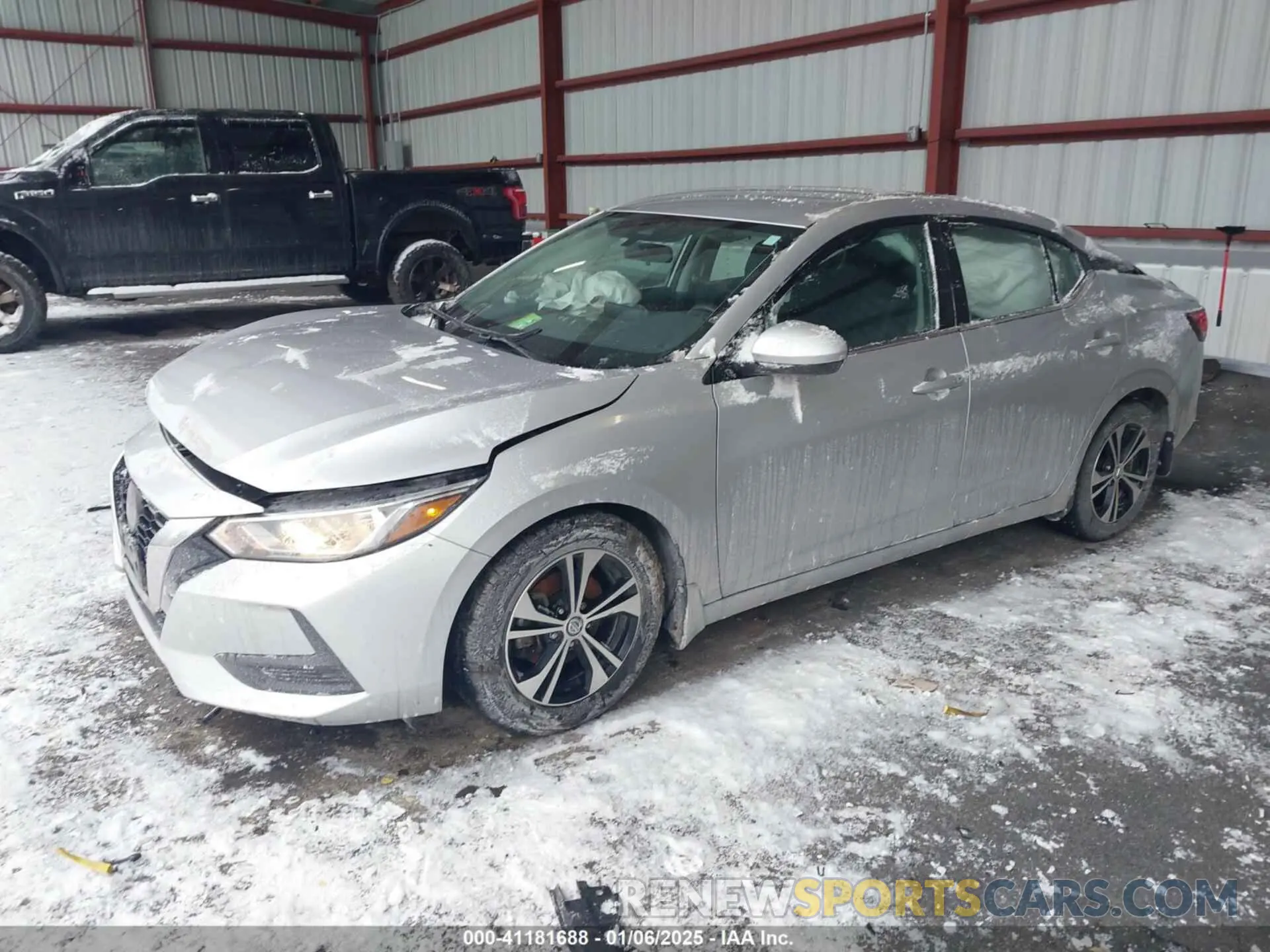 2 Photograph of a damaged car 3N1AB8CV9MY201415 NISSAN SENTRA 2021