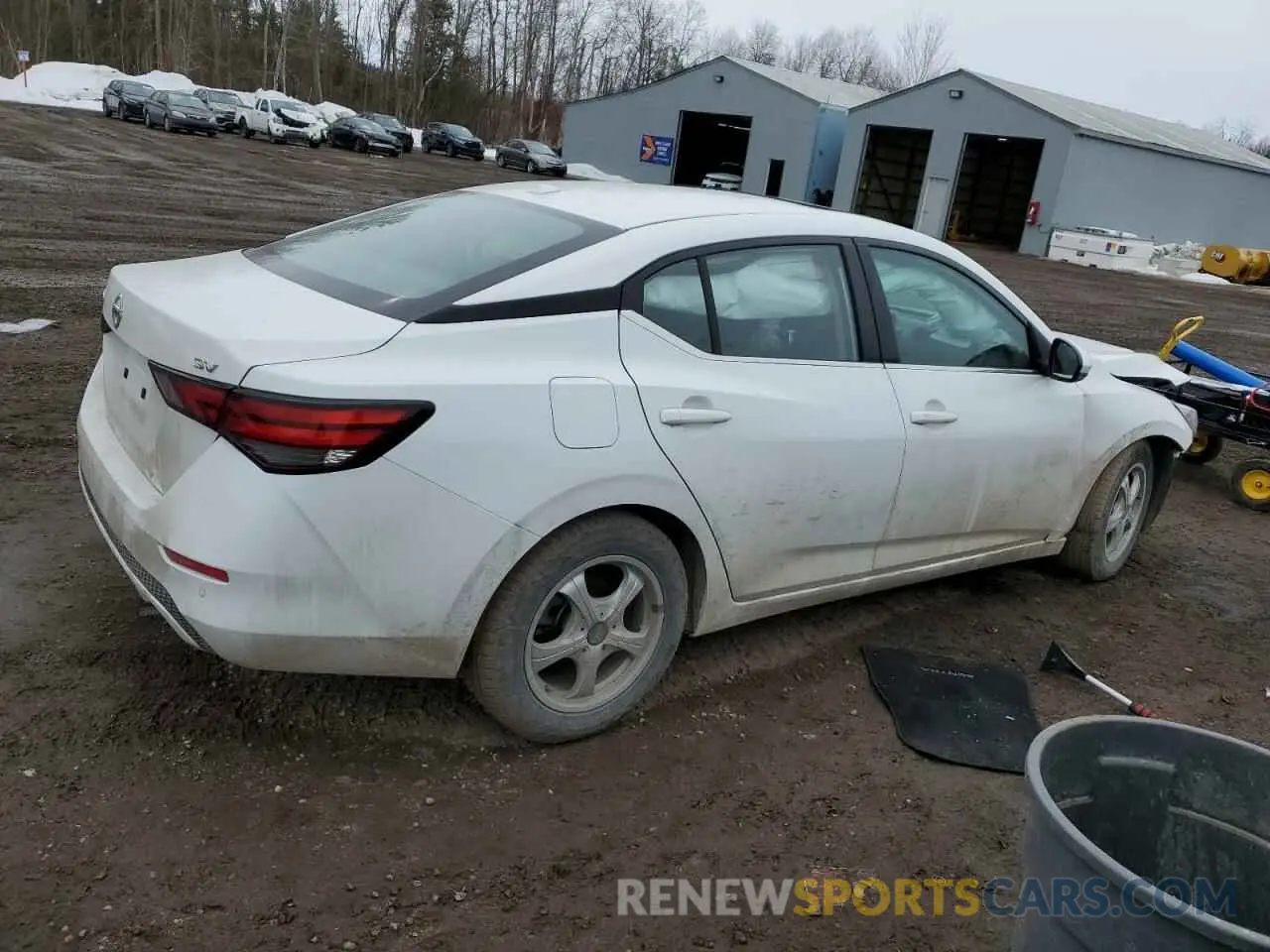 3 Photograph of a damaged car 3N1AB8CV9MY206355 NISSAN SENTRA 2021