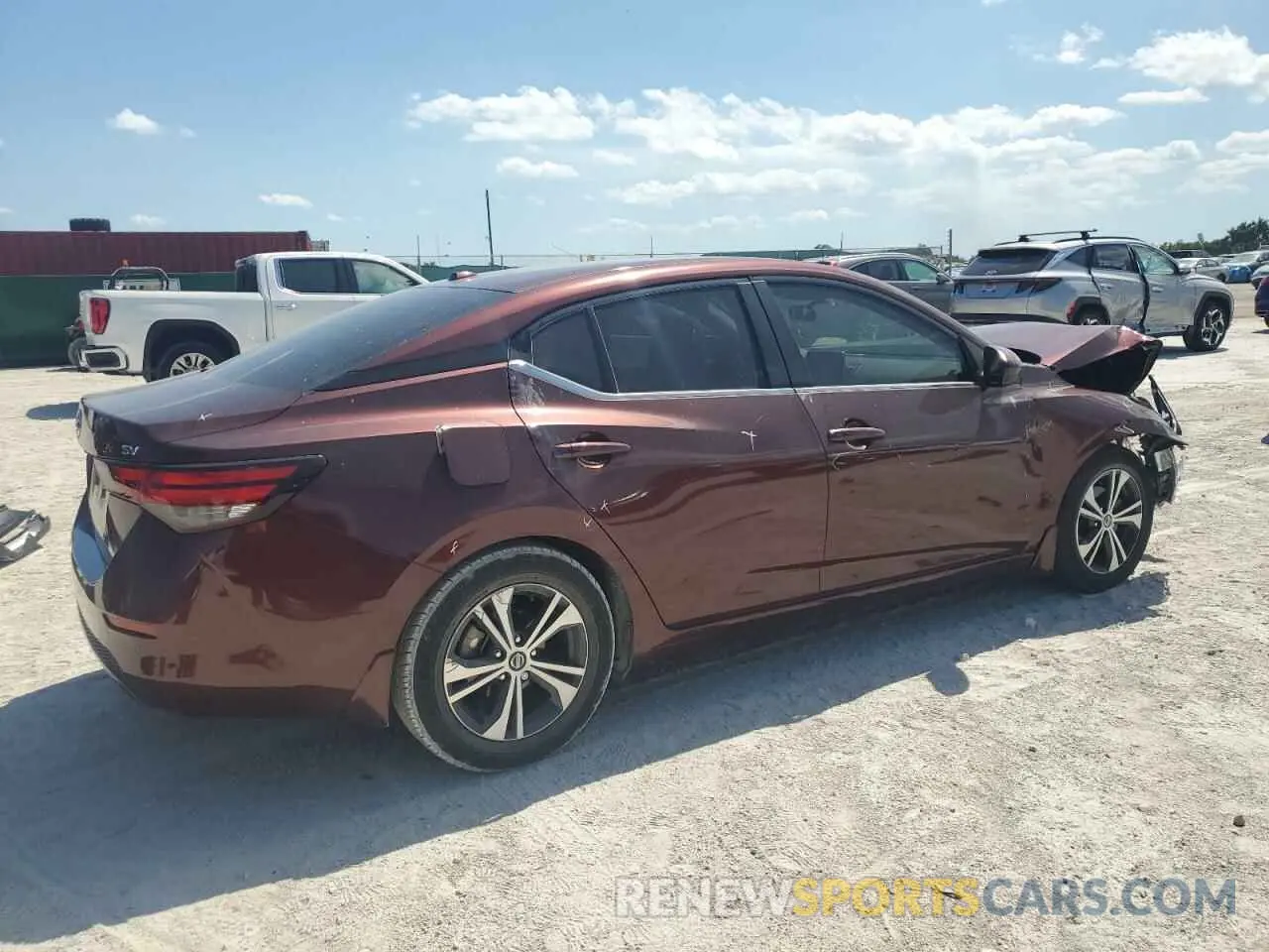 3 Фотография поврежденного автомобиля 3N1AB8CV9MY211278 NISSAN SENTRA 2021