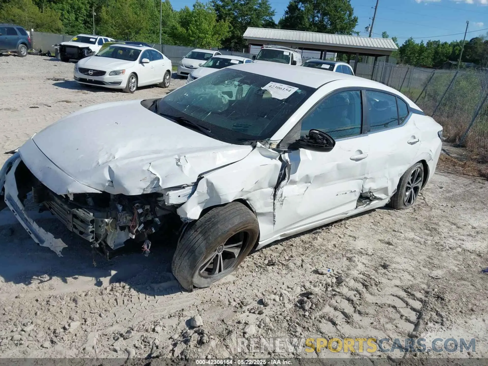 2 Photograph of a damaged car 3N1AB8CV9MY248668 NISSAN SENTRA 2021