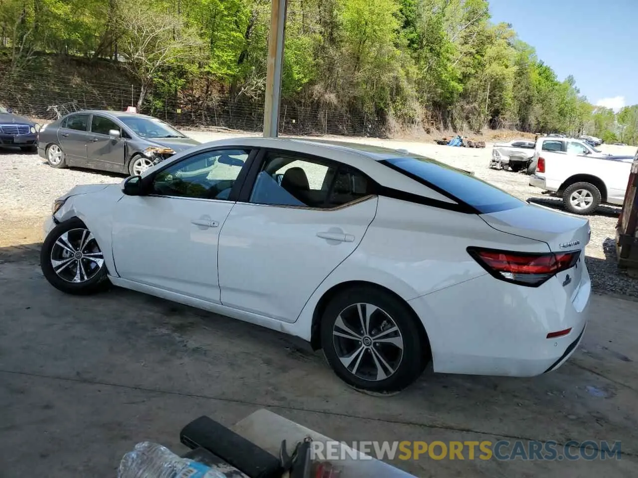 2 Photograph of a damaged car 3N1AB8CV9MY263736 NISSAN SENTRA 2021