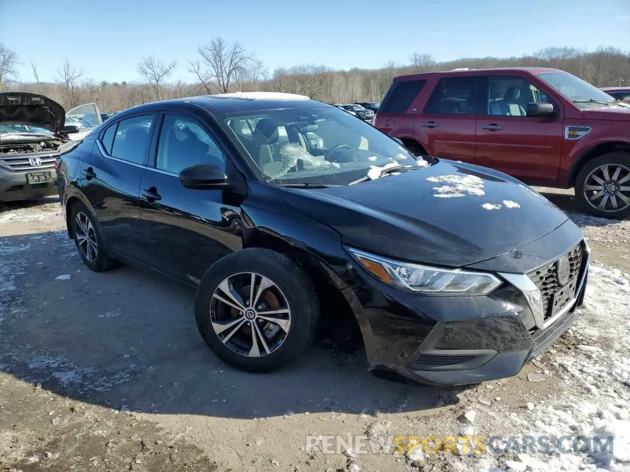4 Фотография поврежденного автомобиля 3N1AB8CV9MY308707 NISSAN SENTRA 2021