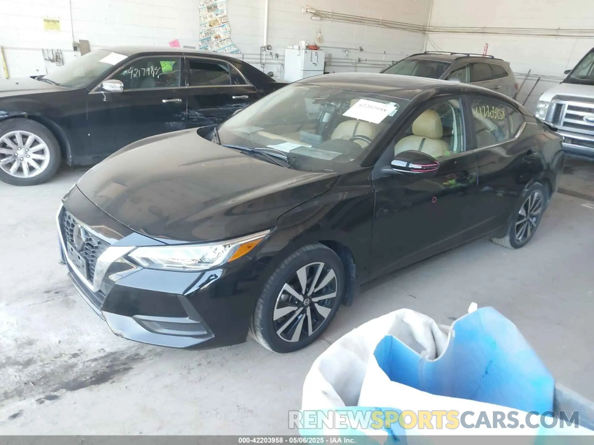 2 Photograph of a damaged car 3N1AB8CV9MY314894 NISSAN SENTRA 2021